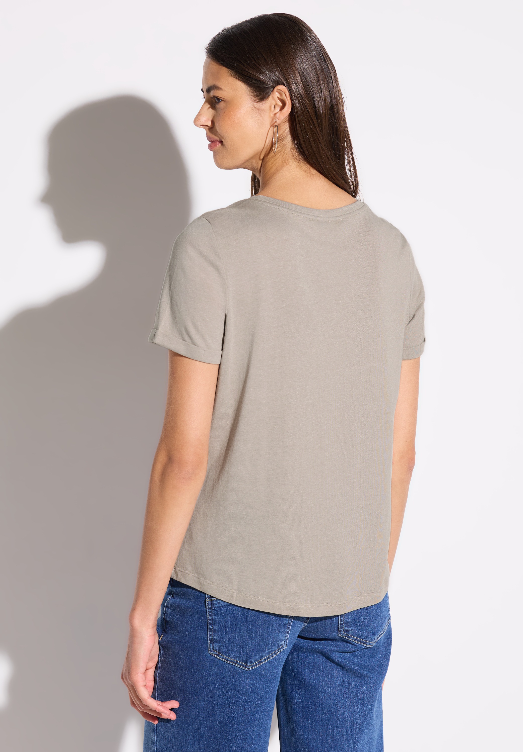 STREET ONE Print-Shirt, im soften Baumwoll-Mix
