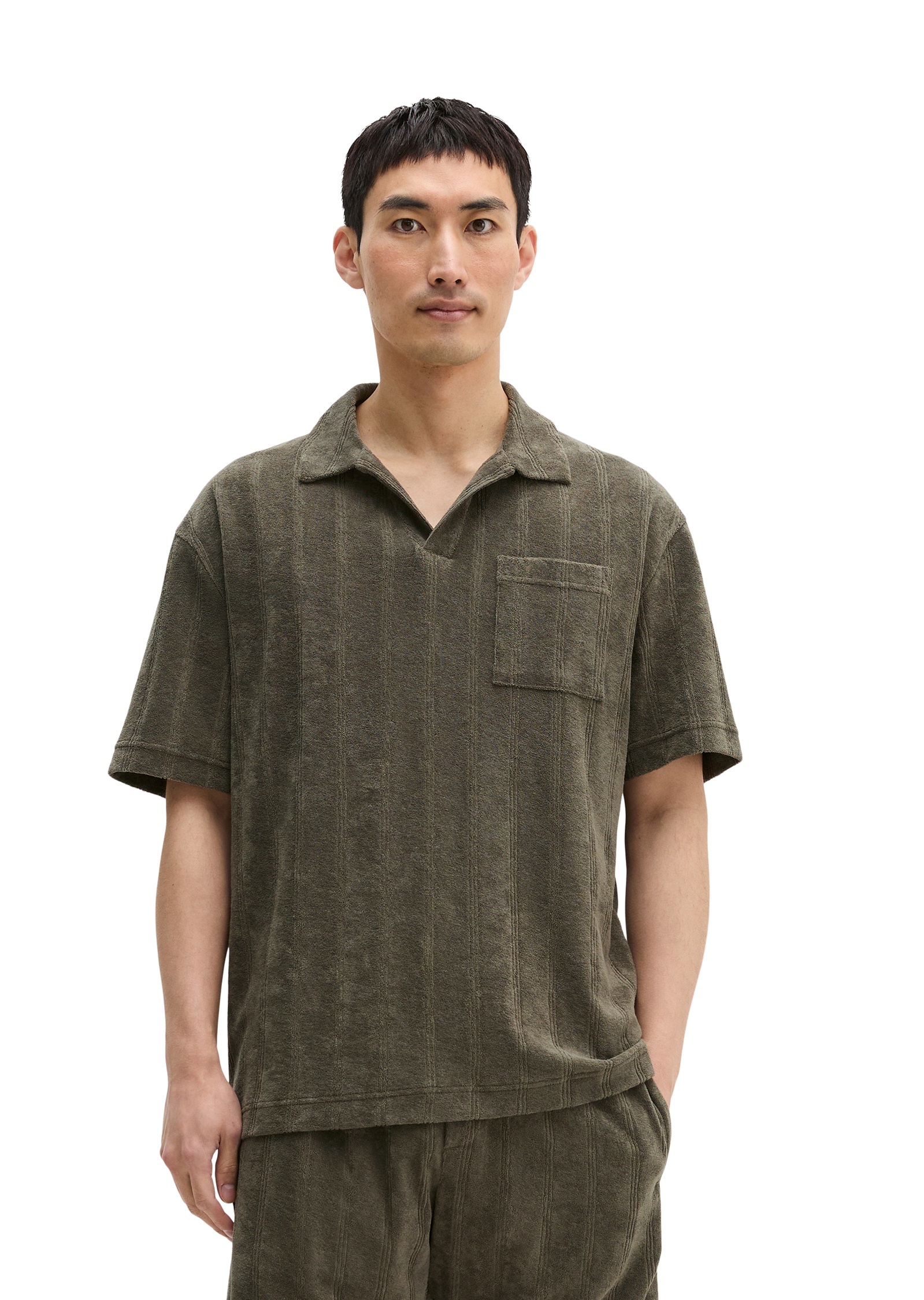 Marc OPolo Poloshirt "aus Bio-Baumwoll-Frottee"