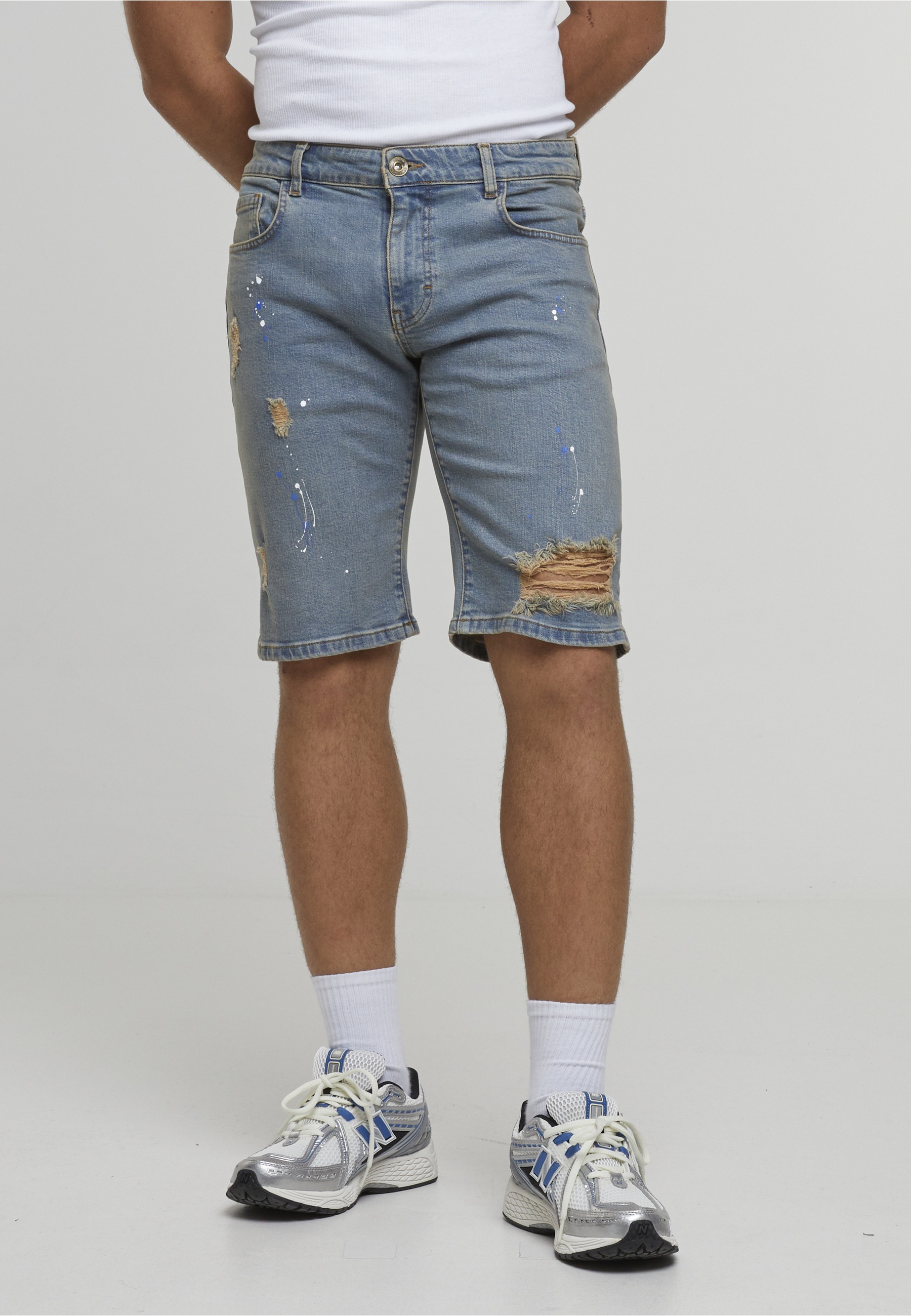 2Y Premium Jeansshorts »2Y Premium Leonardo Ripped Slim Fit Shorts«