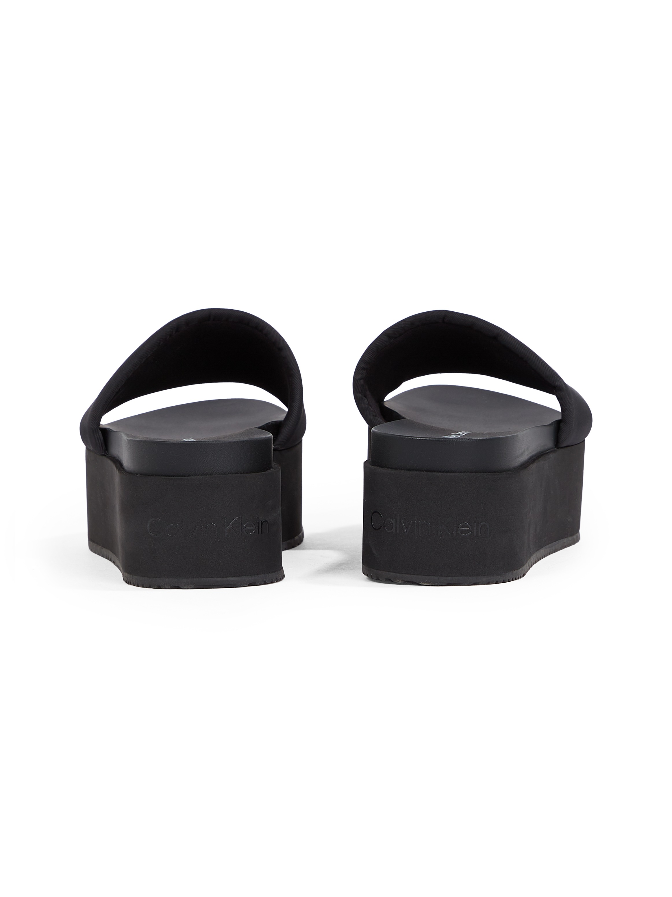 Calvin Klein Jeans Pantolette "FLATFORM SANDAL SLIDE IN NYLON", Poolslides, günstig online kaufen