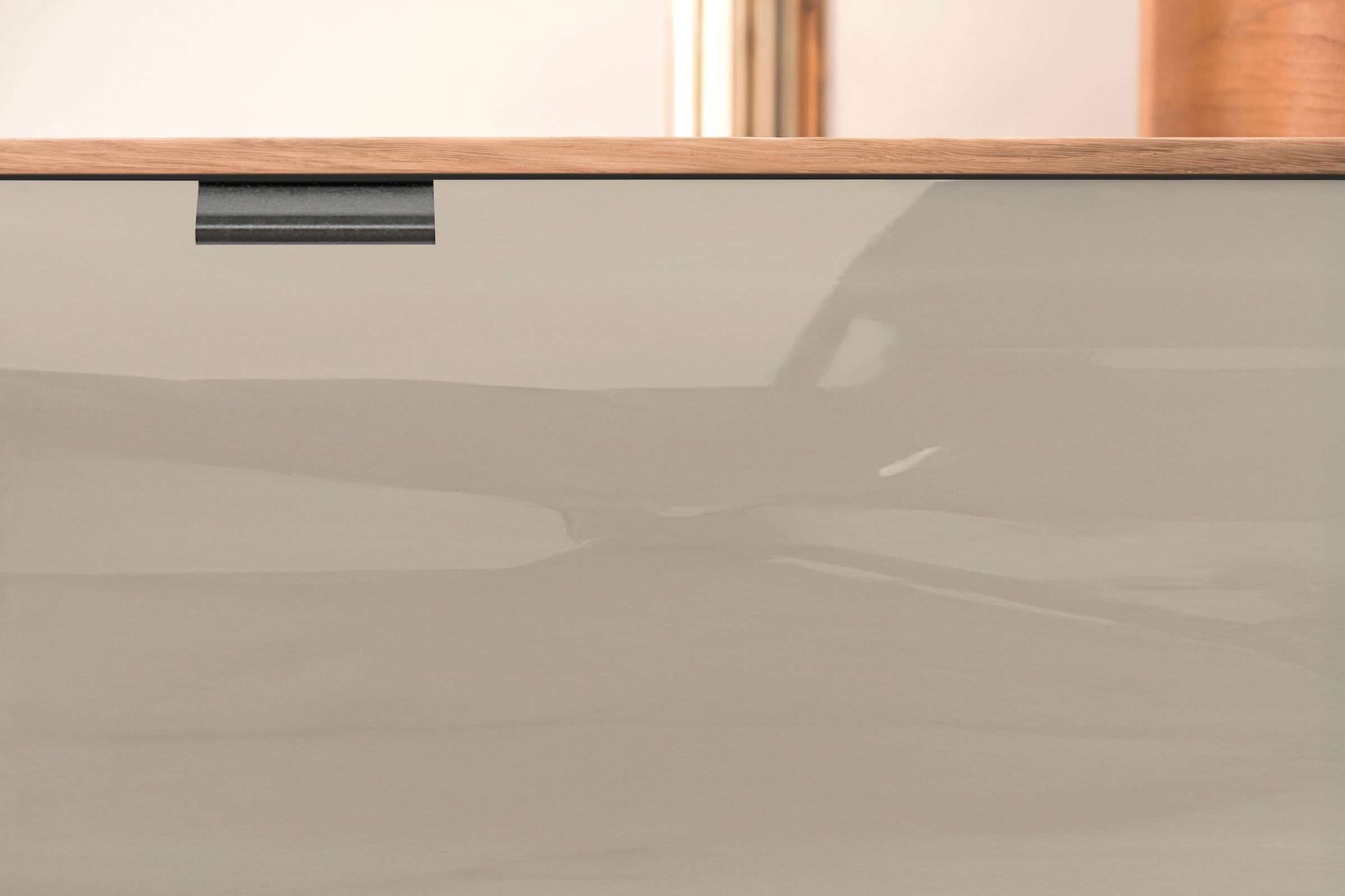 WIEMANN Kombikommode »Cardiff Sideboard, Wäscheschrank, teilmassiv Bianco-Eiche, Schubladen«, (Kommode 141x86x43 cm, braun, mit Dämpfung, MADE IN GERMANY), verschiedenen Ausführungen, inklusive Einlegeböden