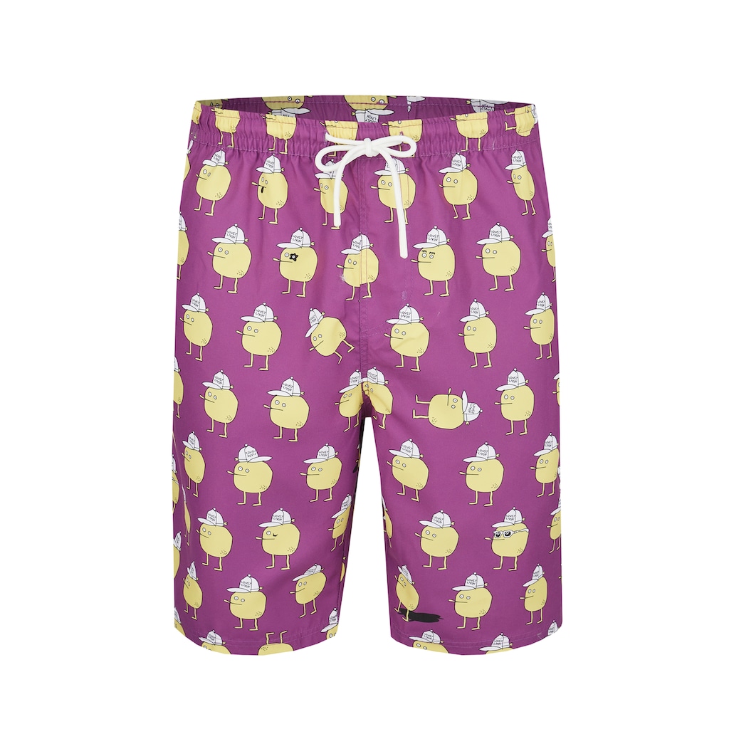 Herrenmode Herrenbademode Lousy Livin Badehose, mit stylischem Allover-Print violett Herrenmode Herrenbademode Lousy Livin Badehose, mit stylischem Allover-Print violett