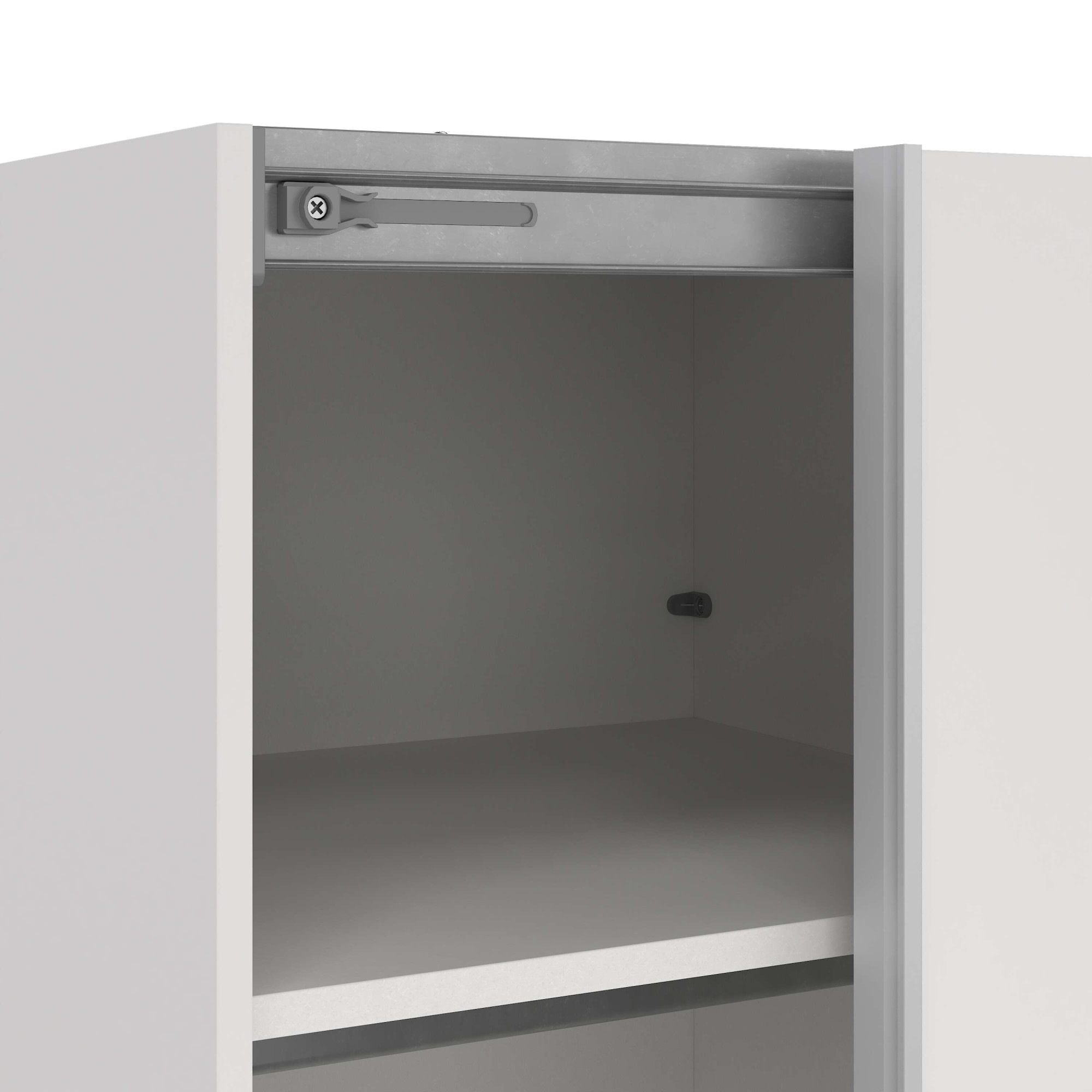 Home affaire Schwebetürenschrank »Como, Kleiderschrank, Schlafzimmerschrank« 1 Schwebetür, 1 Spiegelschiebetür, Kleiderstange, Einlegeboden