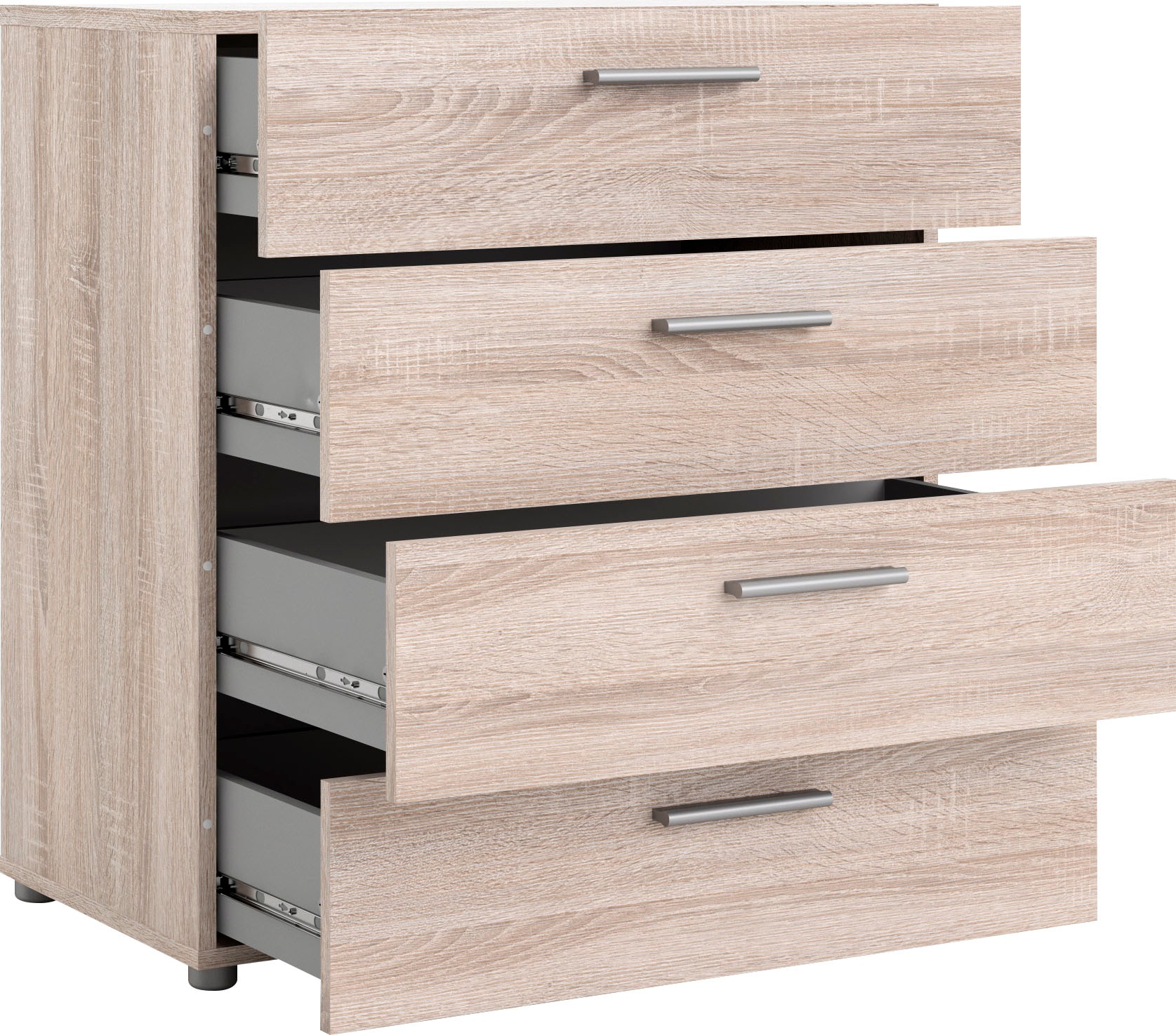 INOSIGN Kommode »Pepe, Aufbewahrung, Schubladenschrank, Stauraum«, Sideboard mit 4 Schubläden, Breite 80 cm, Höhe 68 cm