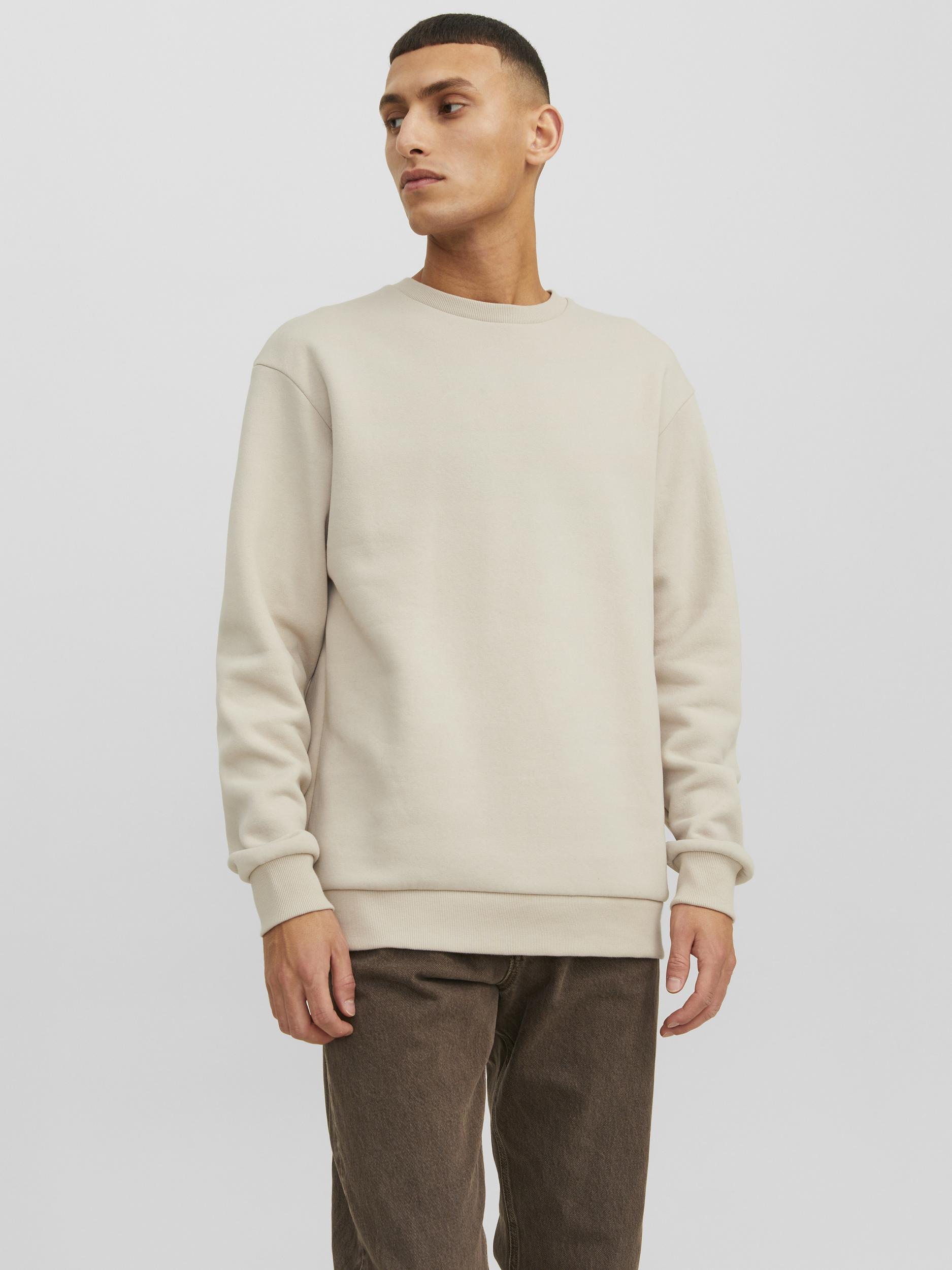 Jack & Jones "JJEBRADLEY mit Rippbündchen für Alltag und Freizeit", Materialmix, relaxed fit