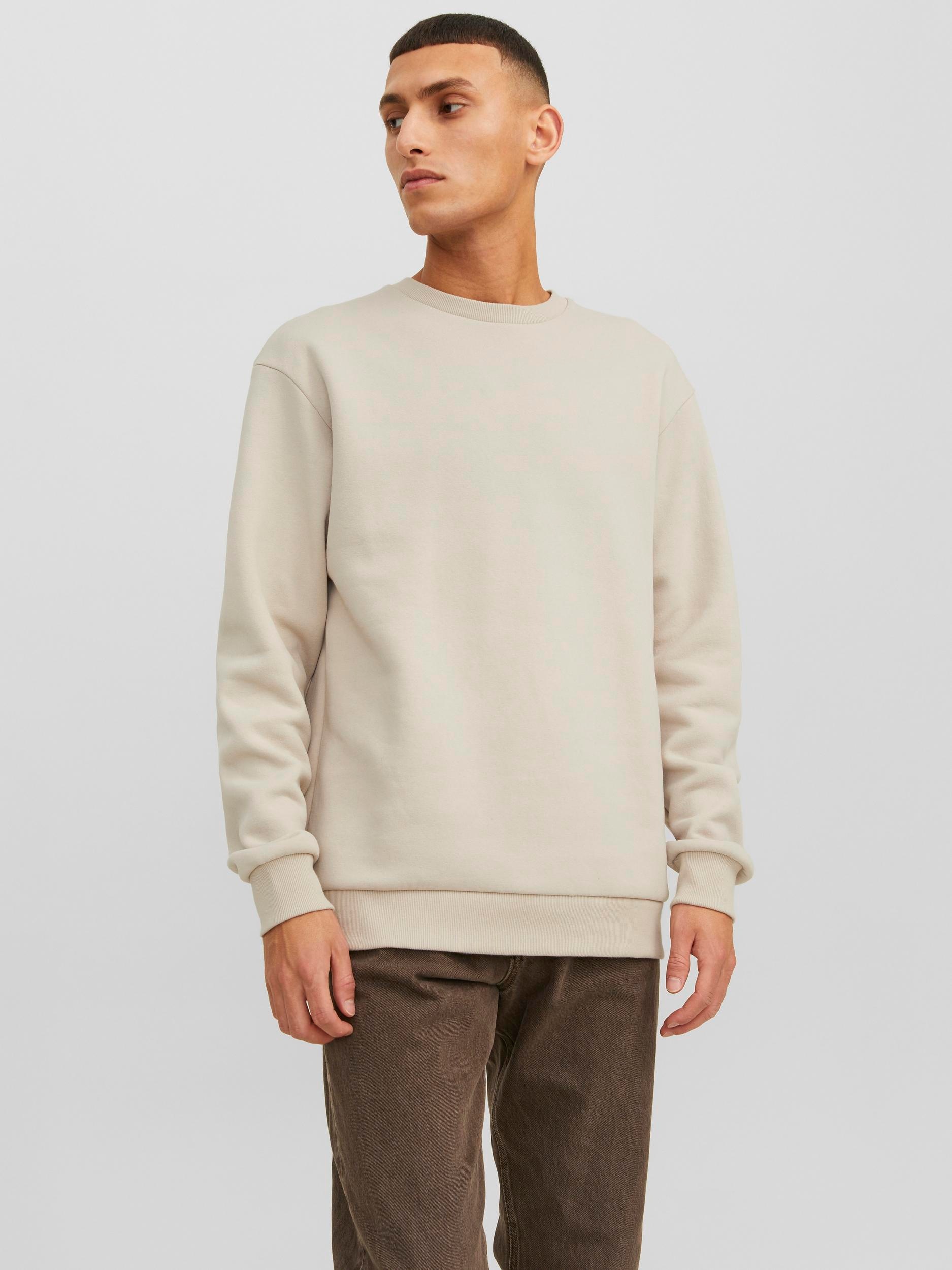 Jack & Jones Sweatshirt "JJEBRADLEY mit Rippbündchen für Alltag und Freizei günstig online kaufen