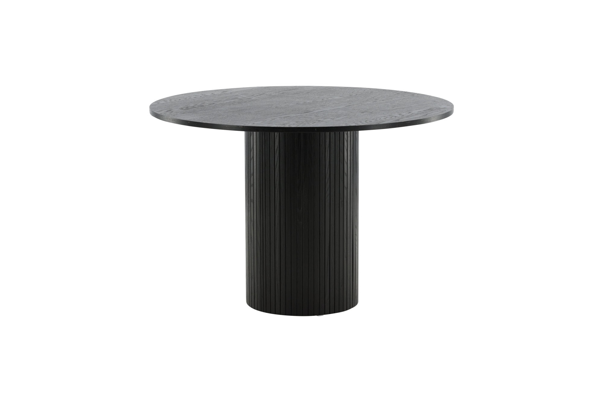 Venture Home "Bianca, runder Esstisch, Ø 110 cm" Esszimmertisch, MDF, Holzfurnier-Optik, rund, modern, urban