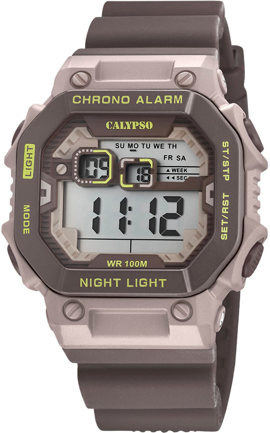 CALYPSO WATCHES Chronograph »X-Trem, K5840/2«, Armbanduhr, Quarzuhr, Herrenuhr, Datum, Digitalanzeige, Stoppfunktion