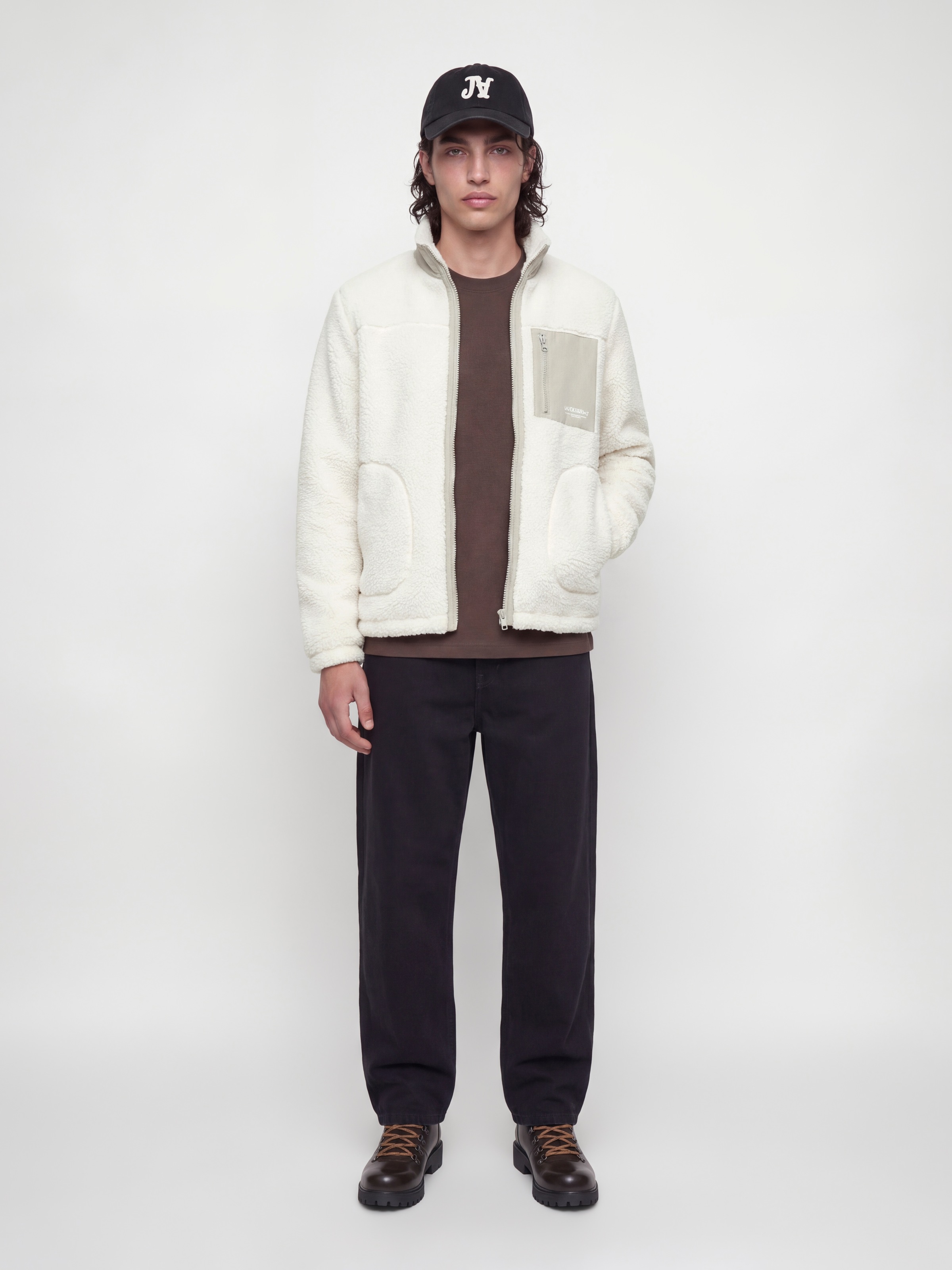 Jack & Jones Plüschjacke »JJESOHO TEDDY JACKET AW26 NOOS« Kunstfaser, Teddy Material