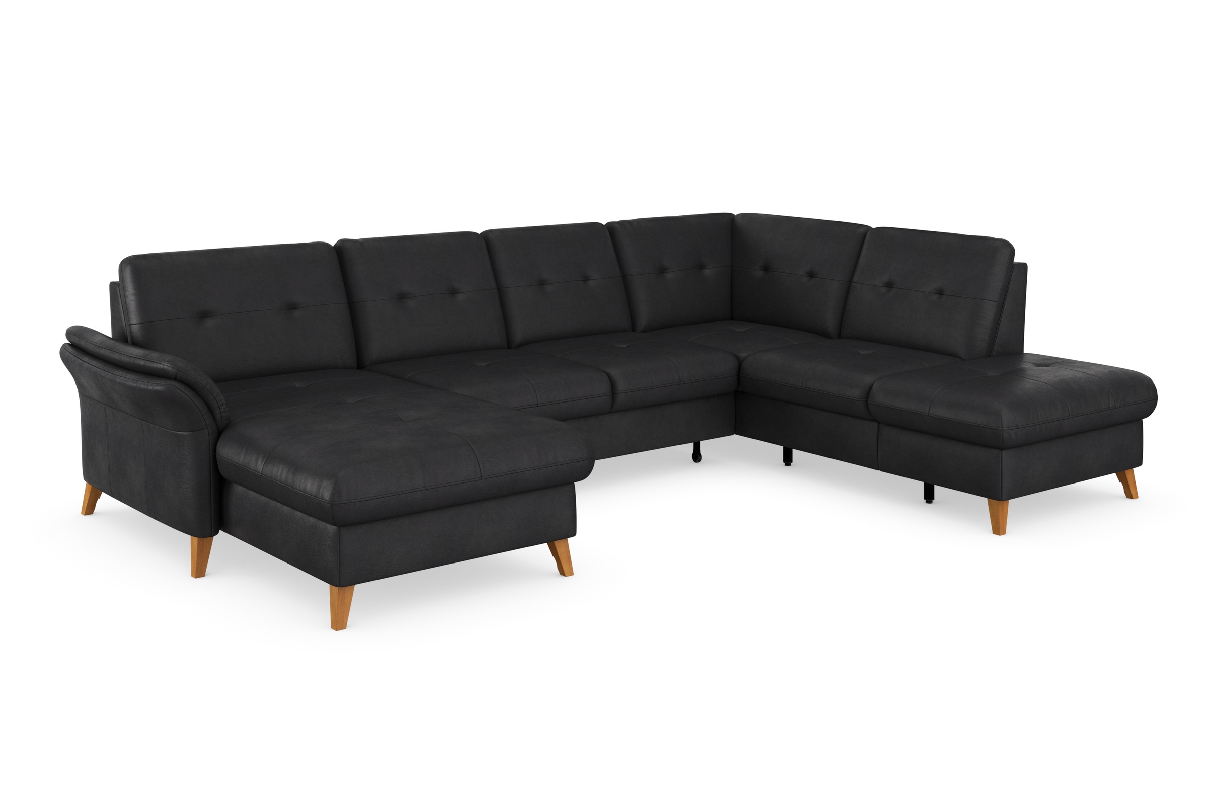 sit&more Wohnlandschaft »Göteborg«, inkl. Sitztiefenverstellung, wahlweise mit Bettfunktion & Bettkasten