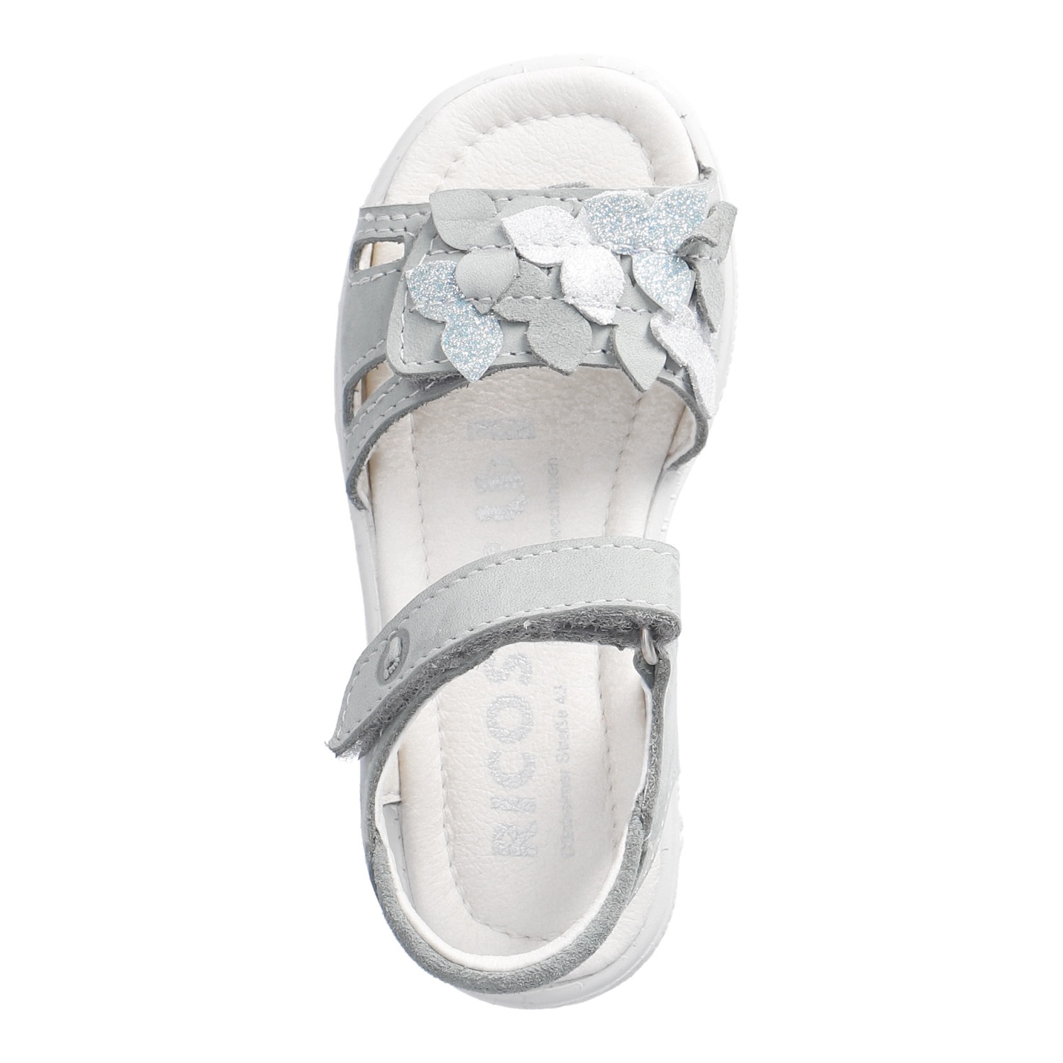 Ricosta Sandale »Mirella«  Klettschuh mit Verzierung, Größenschablone zum Download