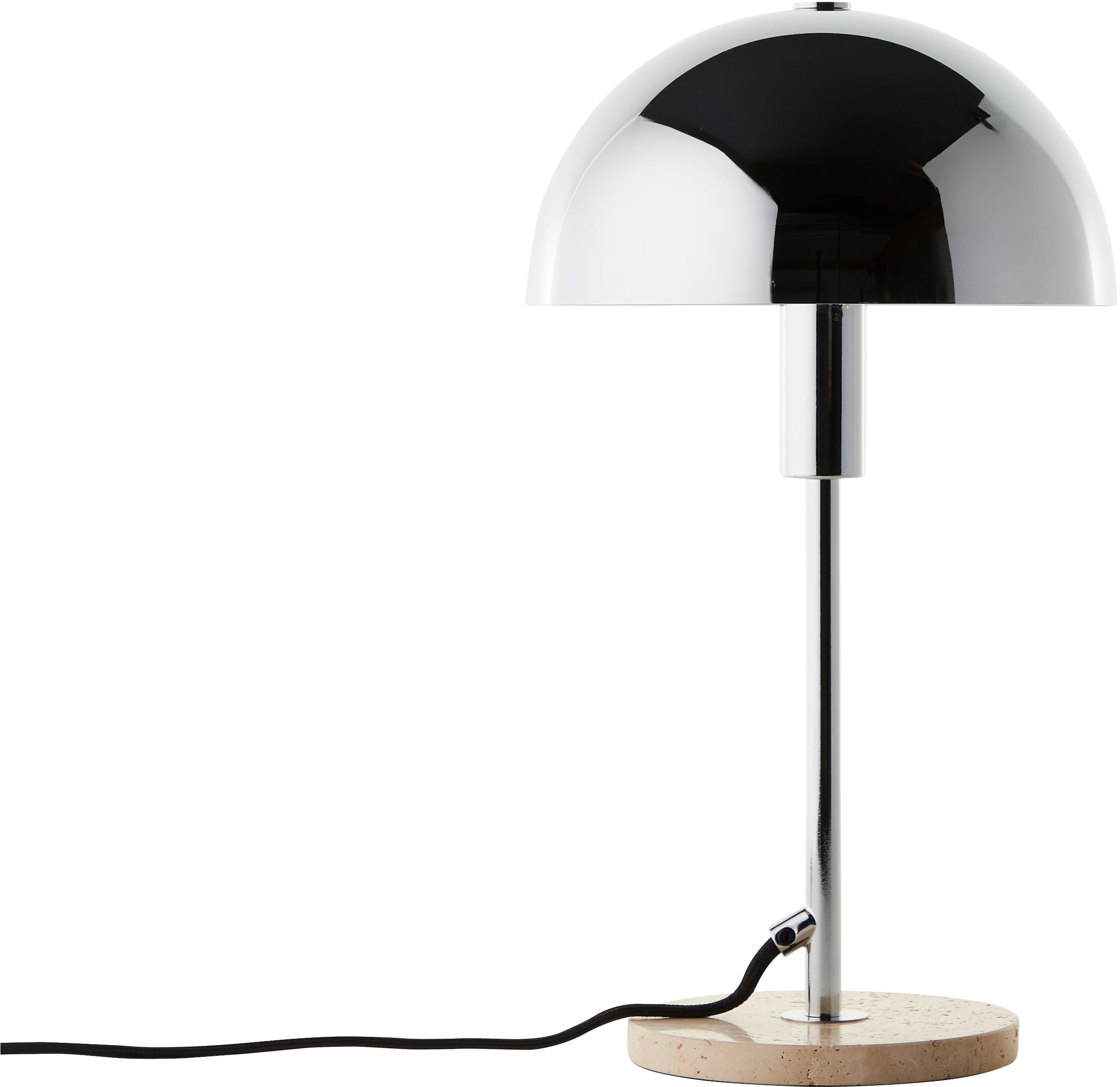 LeGer Home by Lena Gercke Tischleuchte »Linnea Pilz Lampe«, Leuchtmittel E14 | ohne Leuchtmittel, Pilzleuchte, Tischlampe, Steinsockel, Höhe 35,5 cm