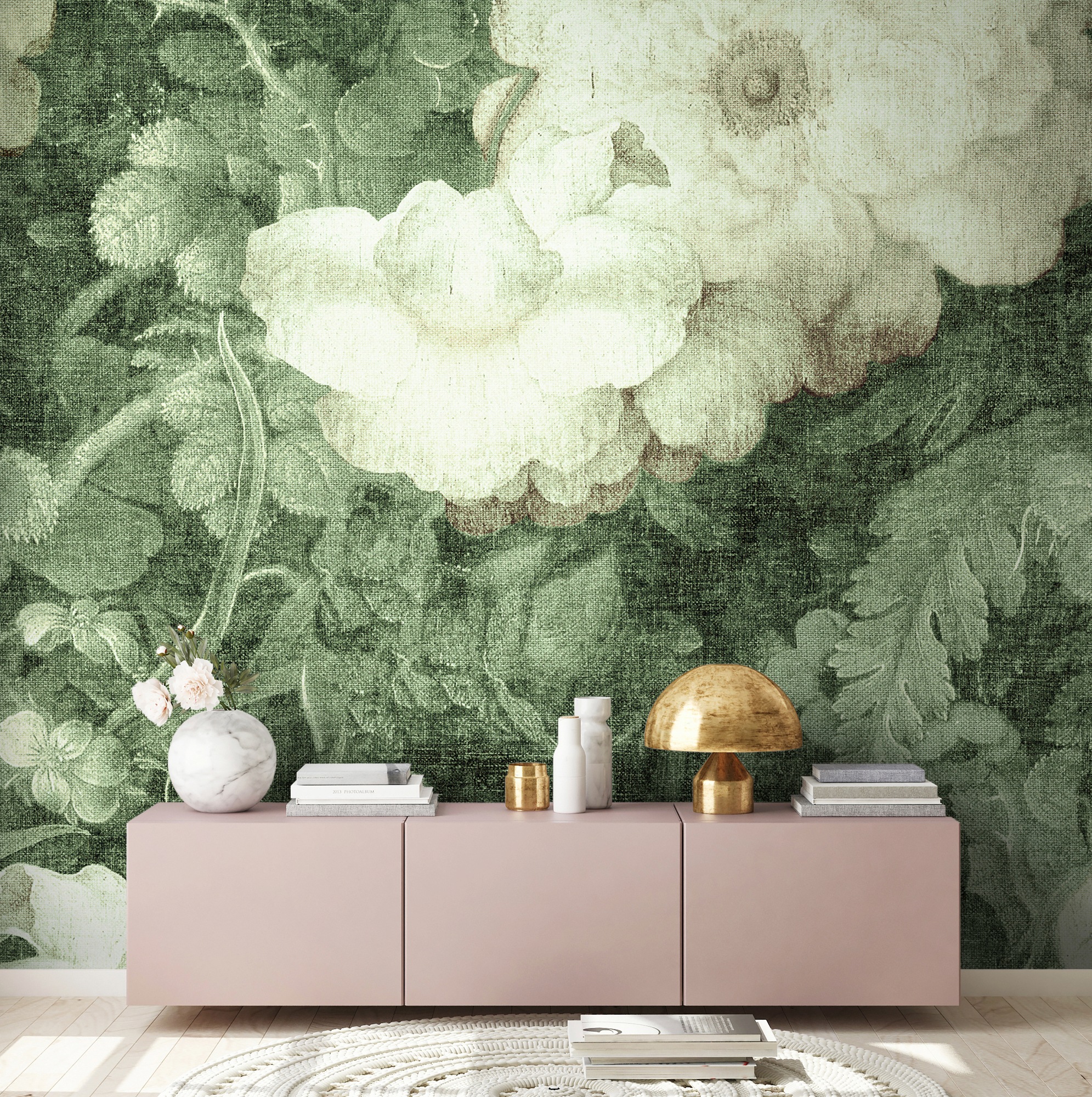 Architects Paper Fototapete »Atelier 47 Art Blossom 2«, floral, Vlies, Wand, Schräge, Decke