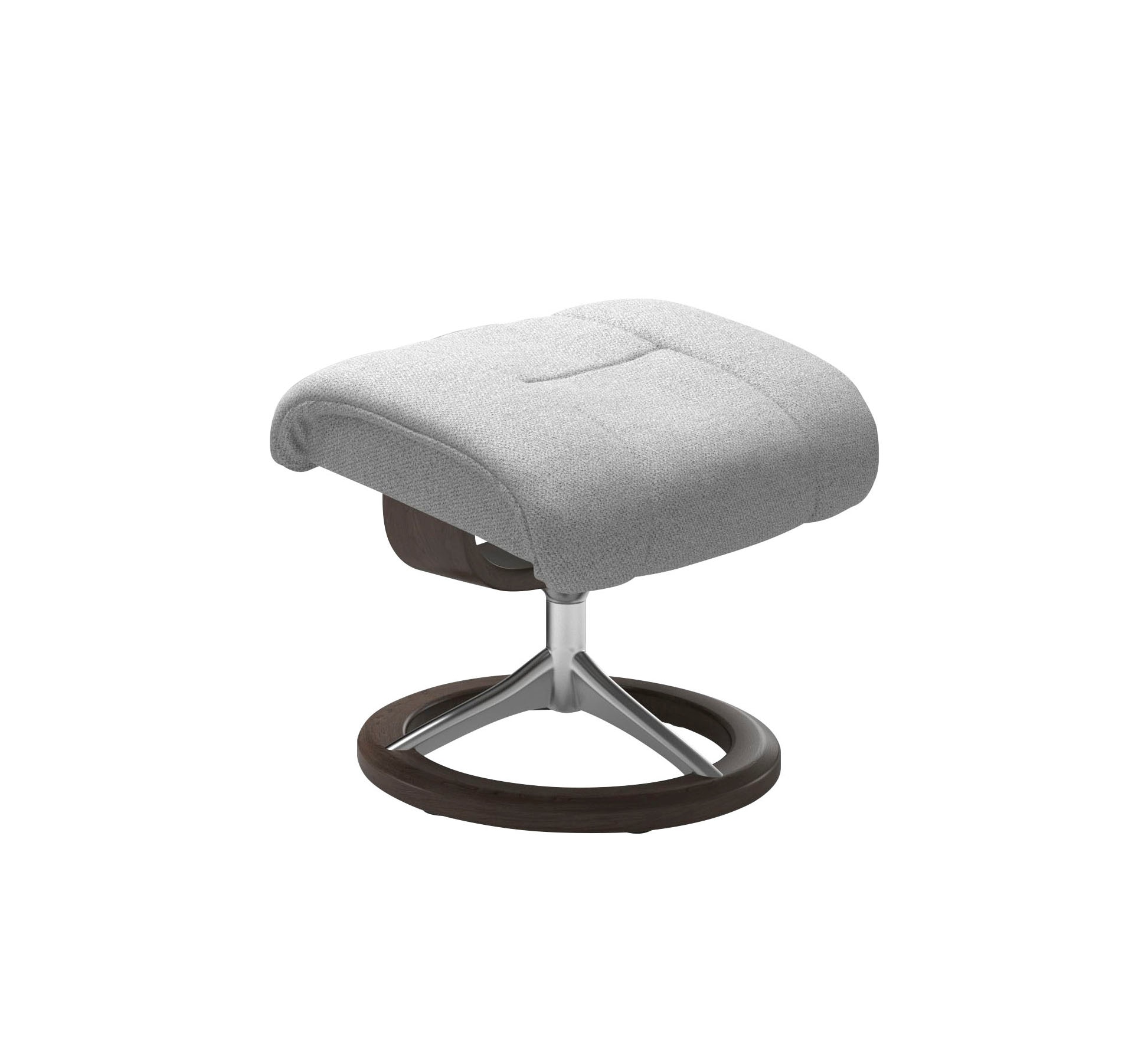 Stressless® Relaxsessel »Reno«, (Set, Relaxsessel mit Hocker), mit Hocker, mit Signature Base, Größe S, M & L, Gestell Wenge