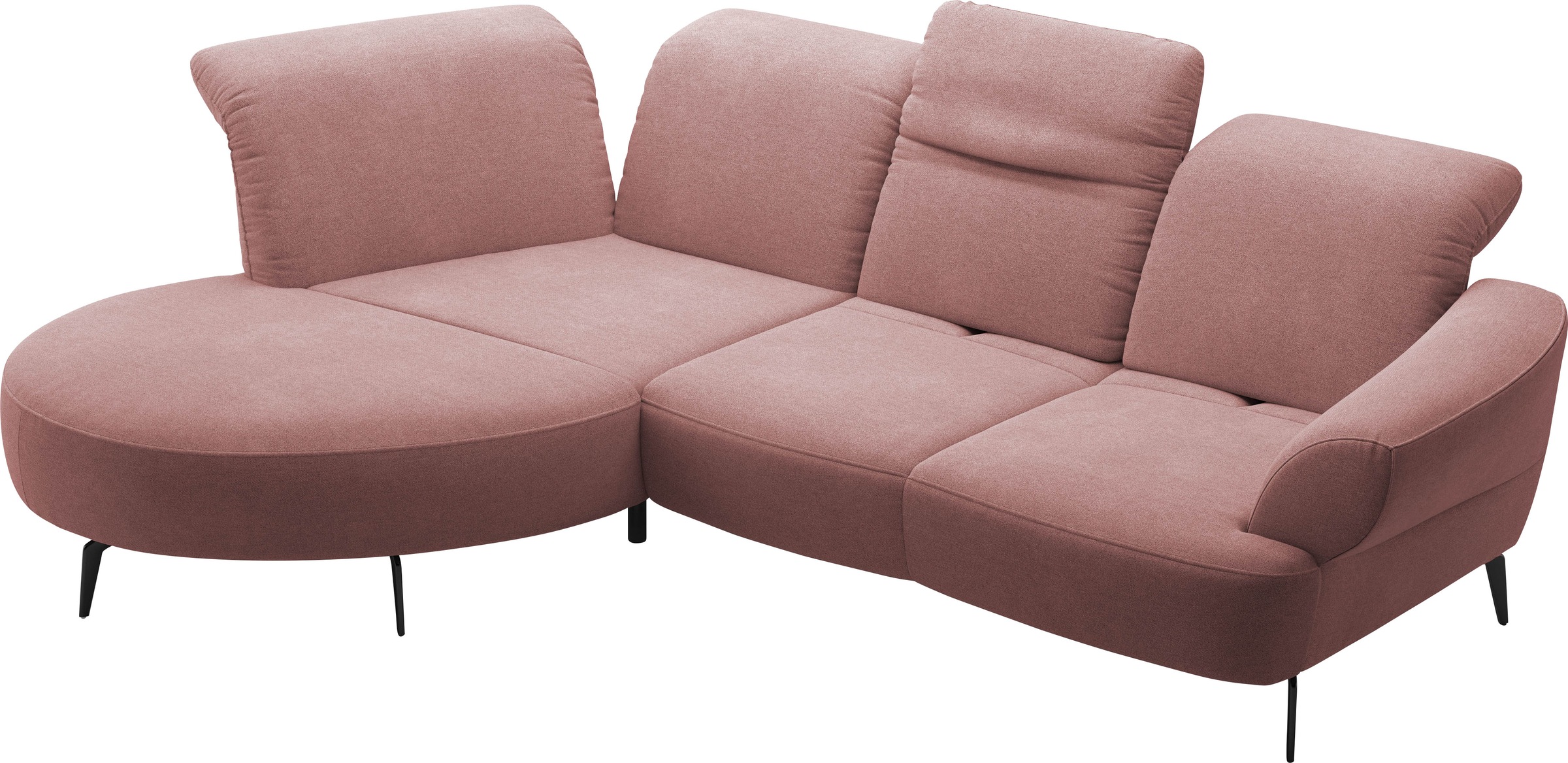 sit&more Ecksofa »Dance«, inkl.System Click&Seat und Sitztiefenverstellung