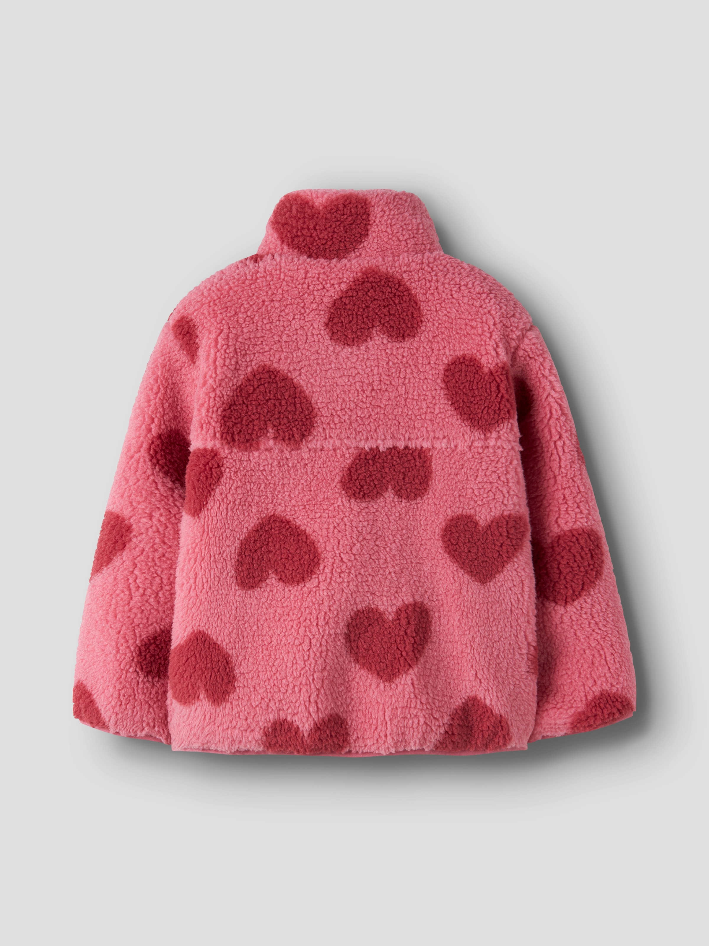 Name It Plüschjacke »NMFMONICA TEDDY JACKET AOP NOOS« Kunstfaser
