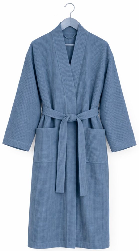 Egeria Bademantel "LIVA" 1 Stk. Kimono, Waffelpiqué