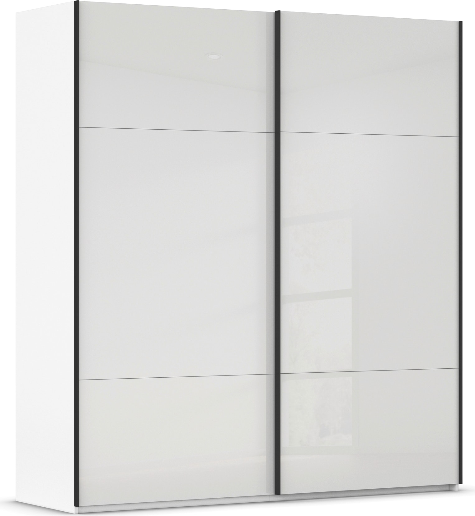 rauch Schwebetürenschrank "Kleiderschrank Schrank Garderobe Schlafzimmerschrank CONTIDO" 3 verschiedene Ausstattungen BASIC/CLASSIC/PREMIUM, aus hochwertigem Material in 6 Breiten 2 Griff-Farben MADE IN GERMANY