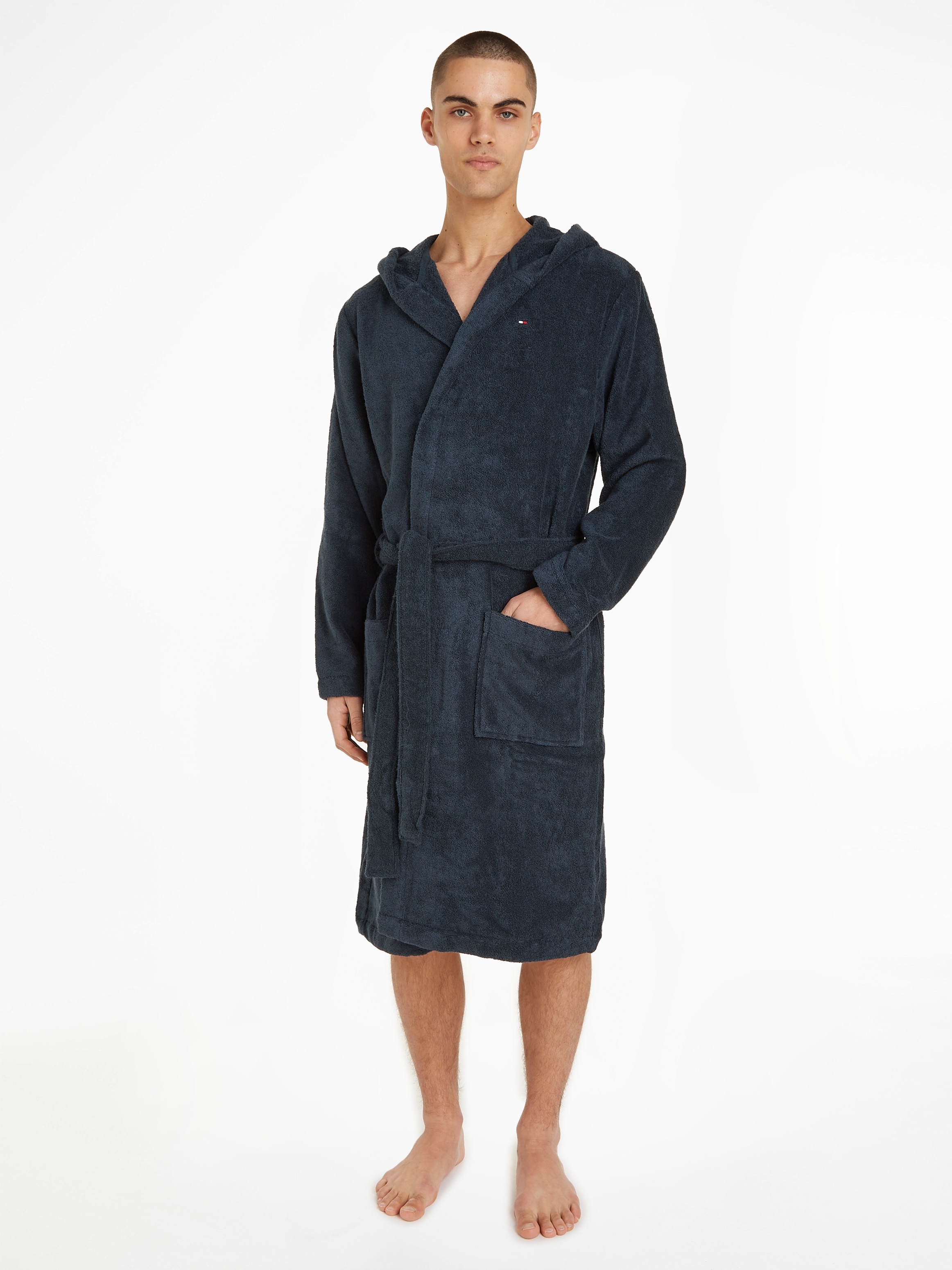 Tommy Hilfiger Underwear Bademantel Set, mit aufgesetzten Taschen