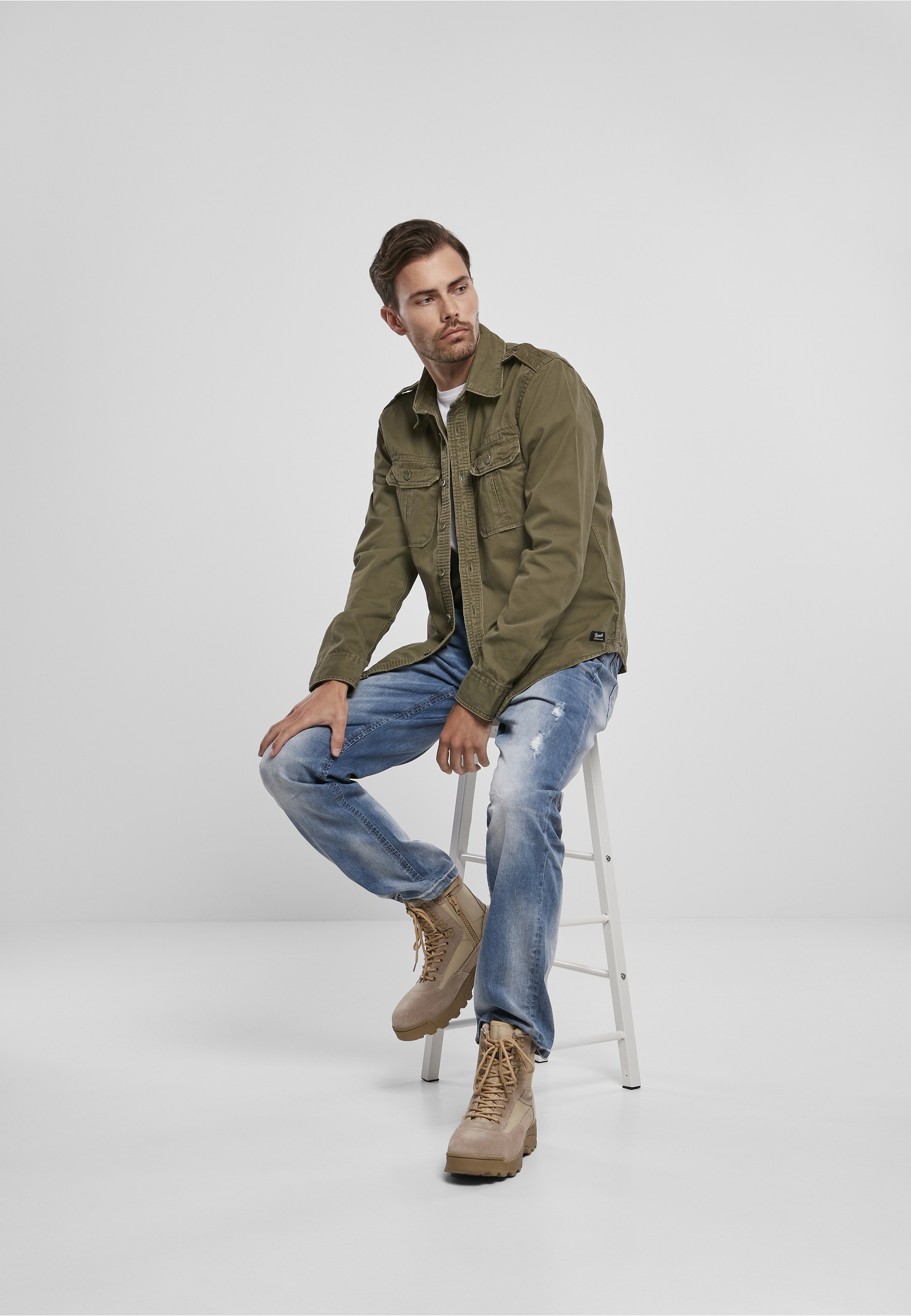 Brandit Kurzarmshirt »Brandit Herren Vintage Shirt« 1 Stk.