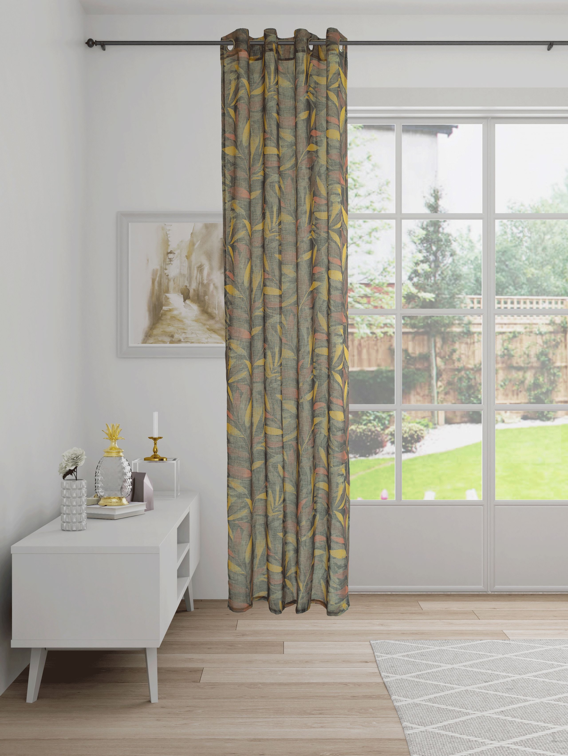 HOMING Gardine "Valdis" Ösen 1 Stk. tlg. Fertigschal günstig online kaufen