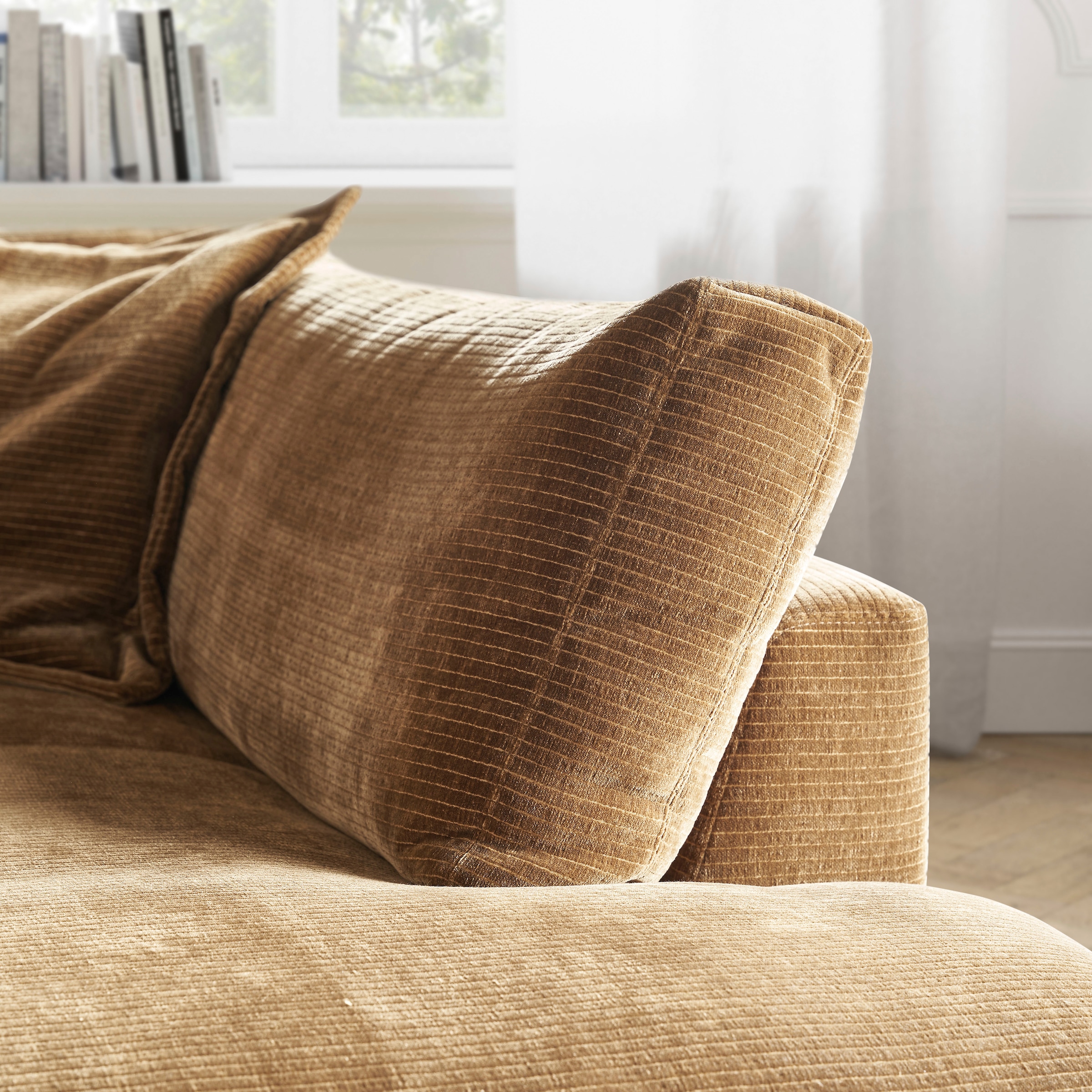 Musterring Ecksofa »Lucia«, mit großem Longchair, verschiedene Farben, B304 x T224 cm