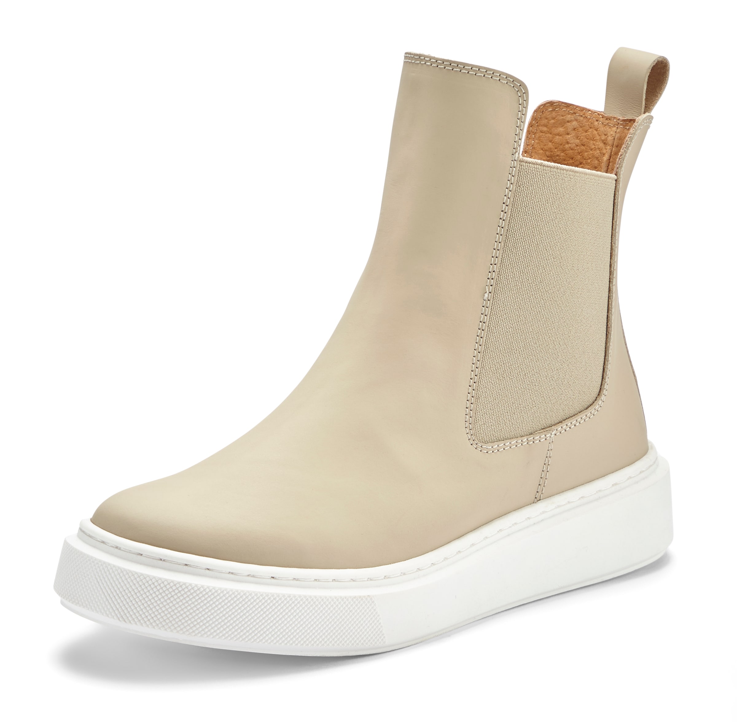 Elbsand Stiefelette, Chelseaboots, Schlupfstiefel, Stiefel, Sommerstiefelette aus Leder