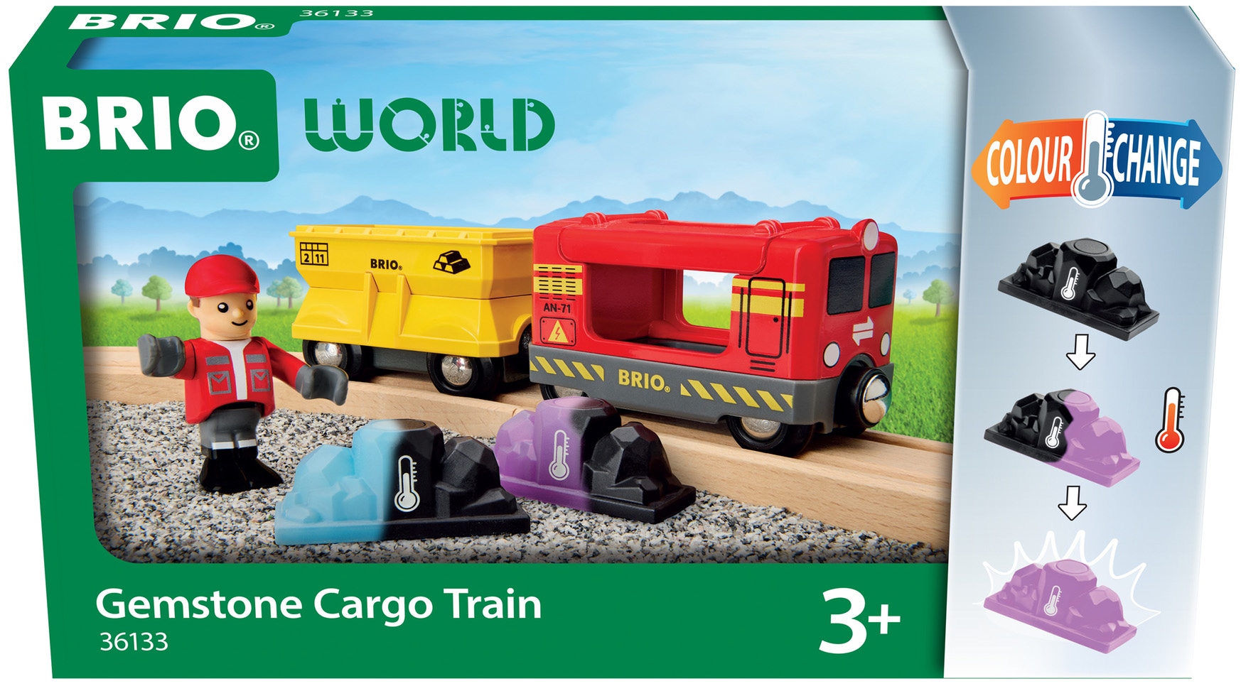 BRIO® Spielzeug-Eisenbahn »BRIO® WORLD, Güterzug«