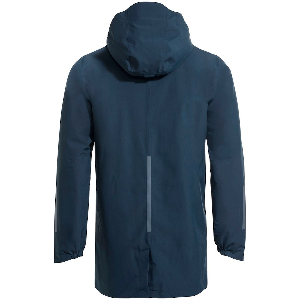 VAUDE Funktionsparka »MENS CYCLIST PADDED PARKA«, mit Kapuze