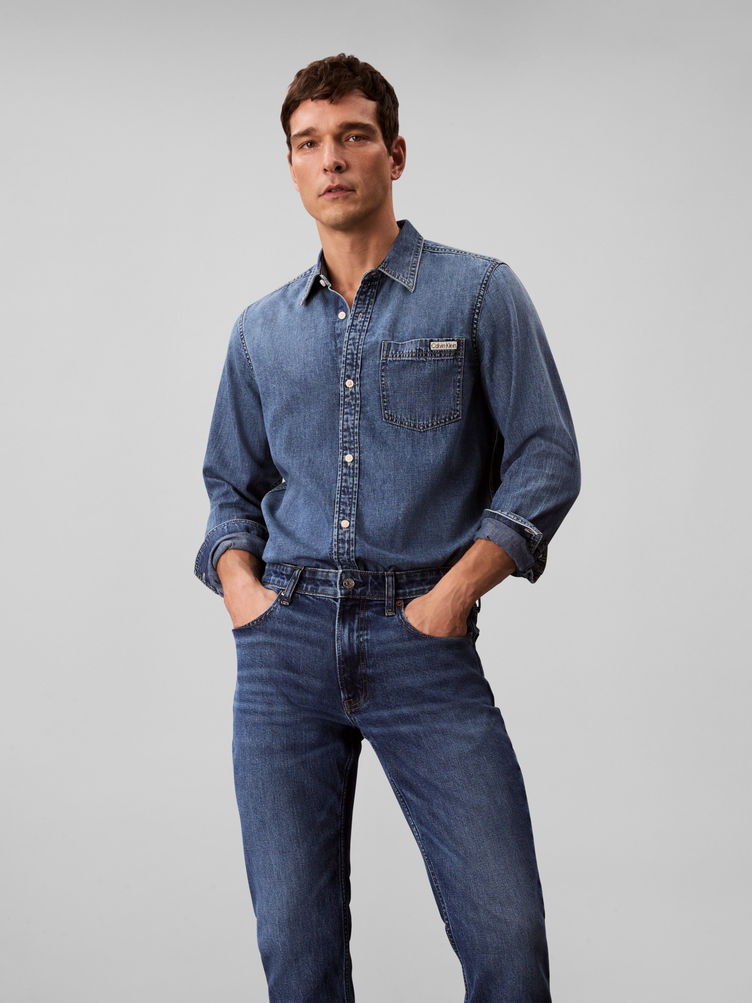 Calvin Klein Jeans Slim-fit-Jeans Slim fit mit Taschen