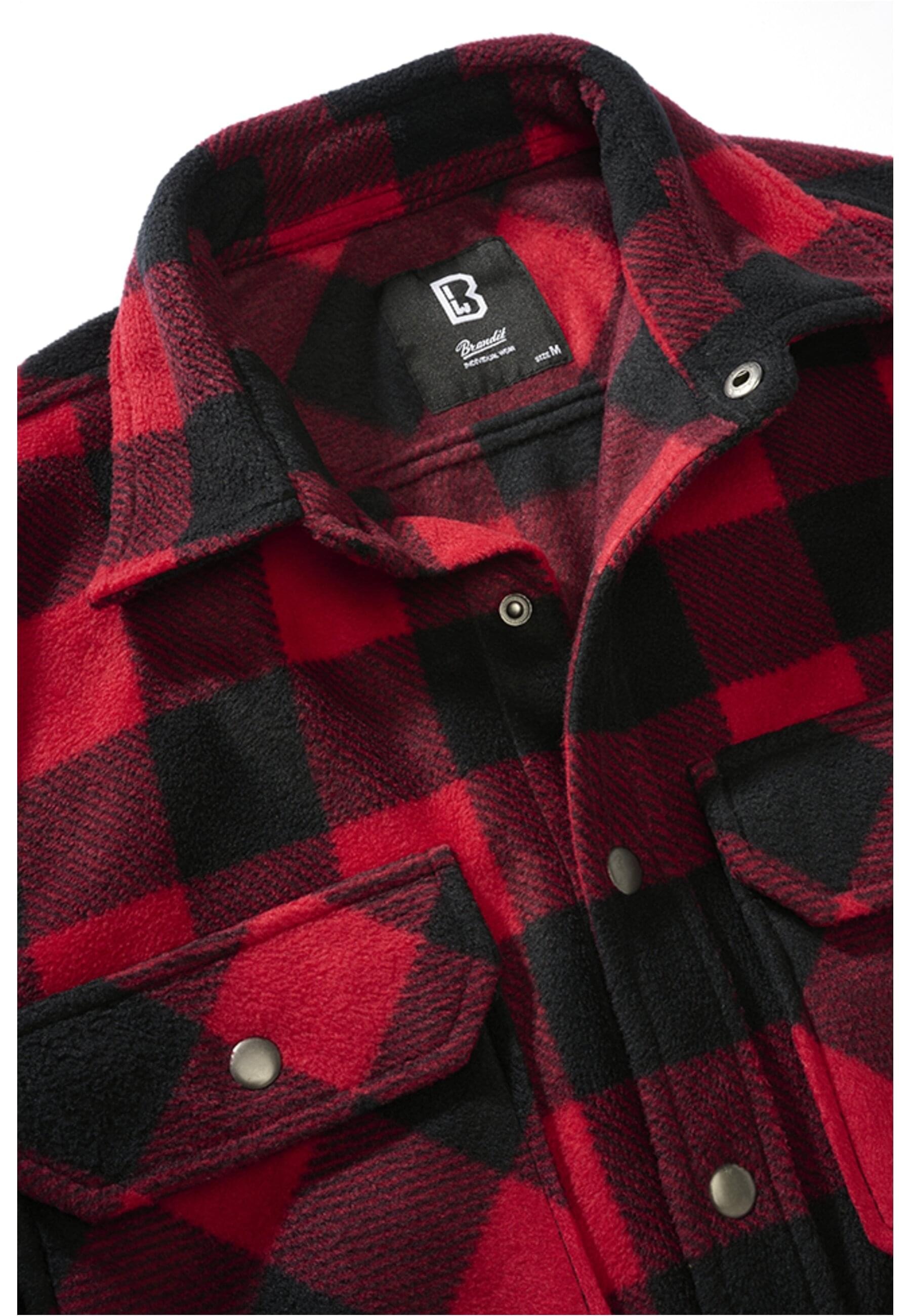 Brandit Langarmhemd »Brandit Herren Jeff Fleece Shirt Long Sleeve«, (1 tlg.)