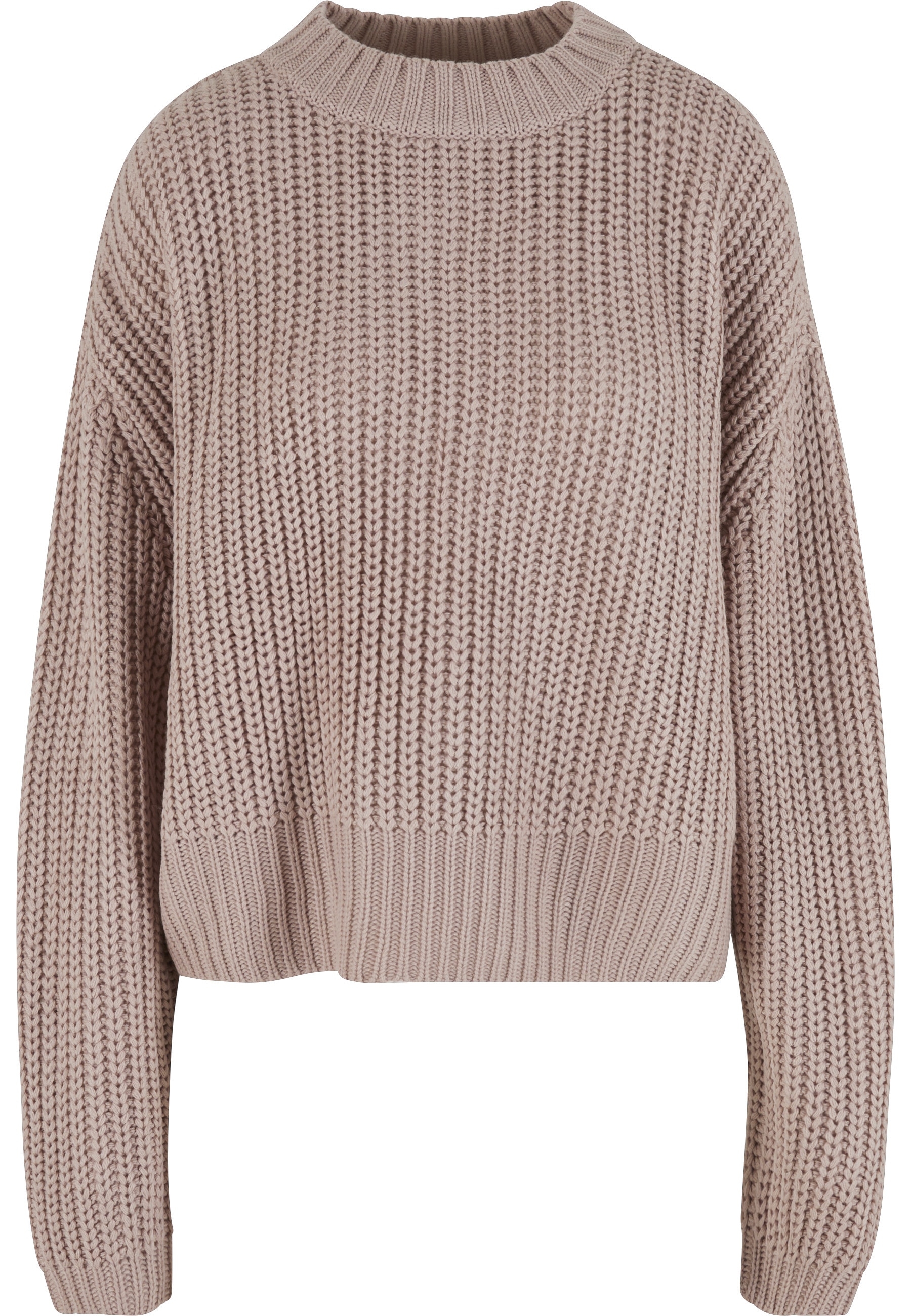 URBAN CLASSICS Rundhalspullover "Urban Classics Ladies Wide Basic Oversized günstig online kaufen