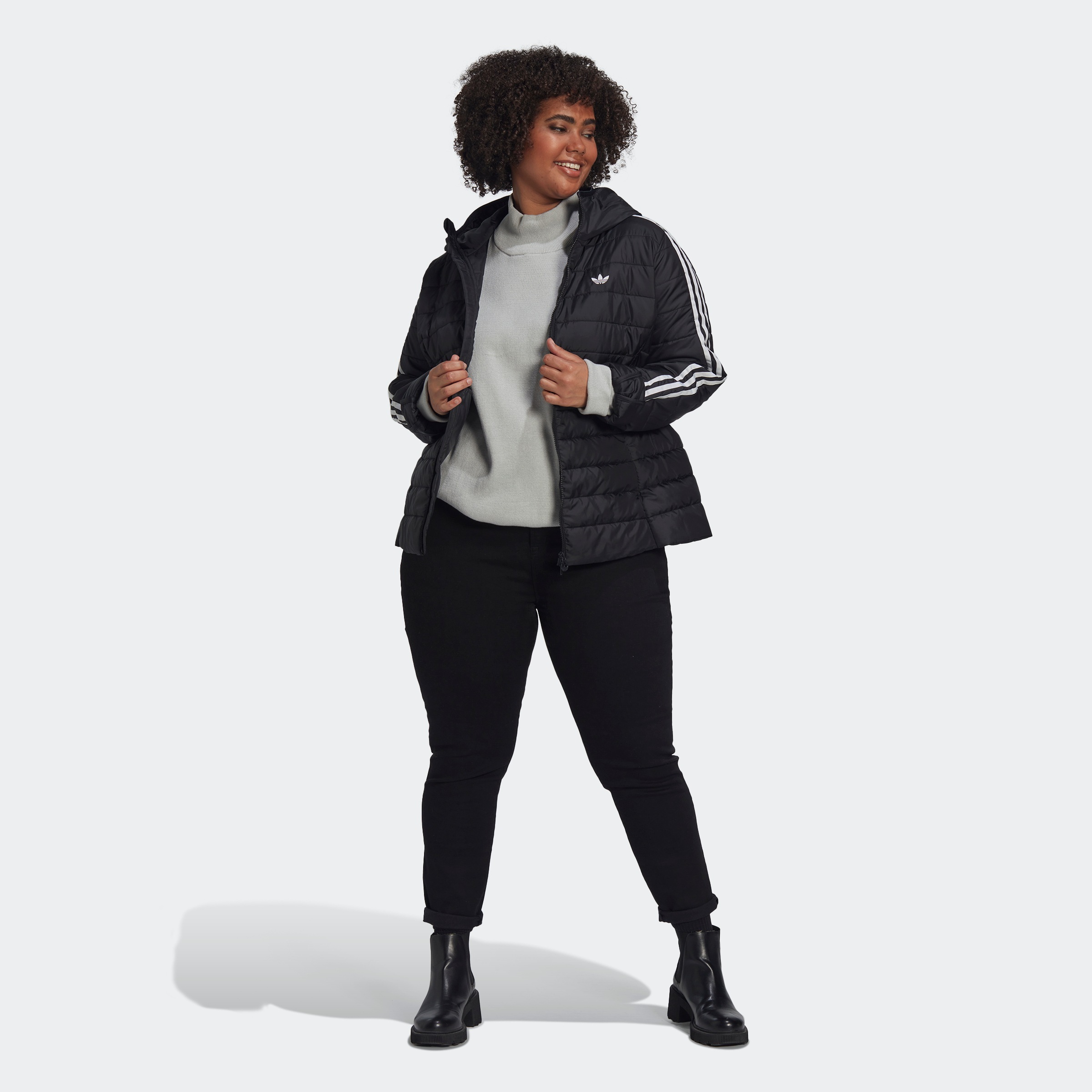 adidas Originals Outdoorjacke »HOODED PREMIUM SLIM«