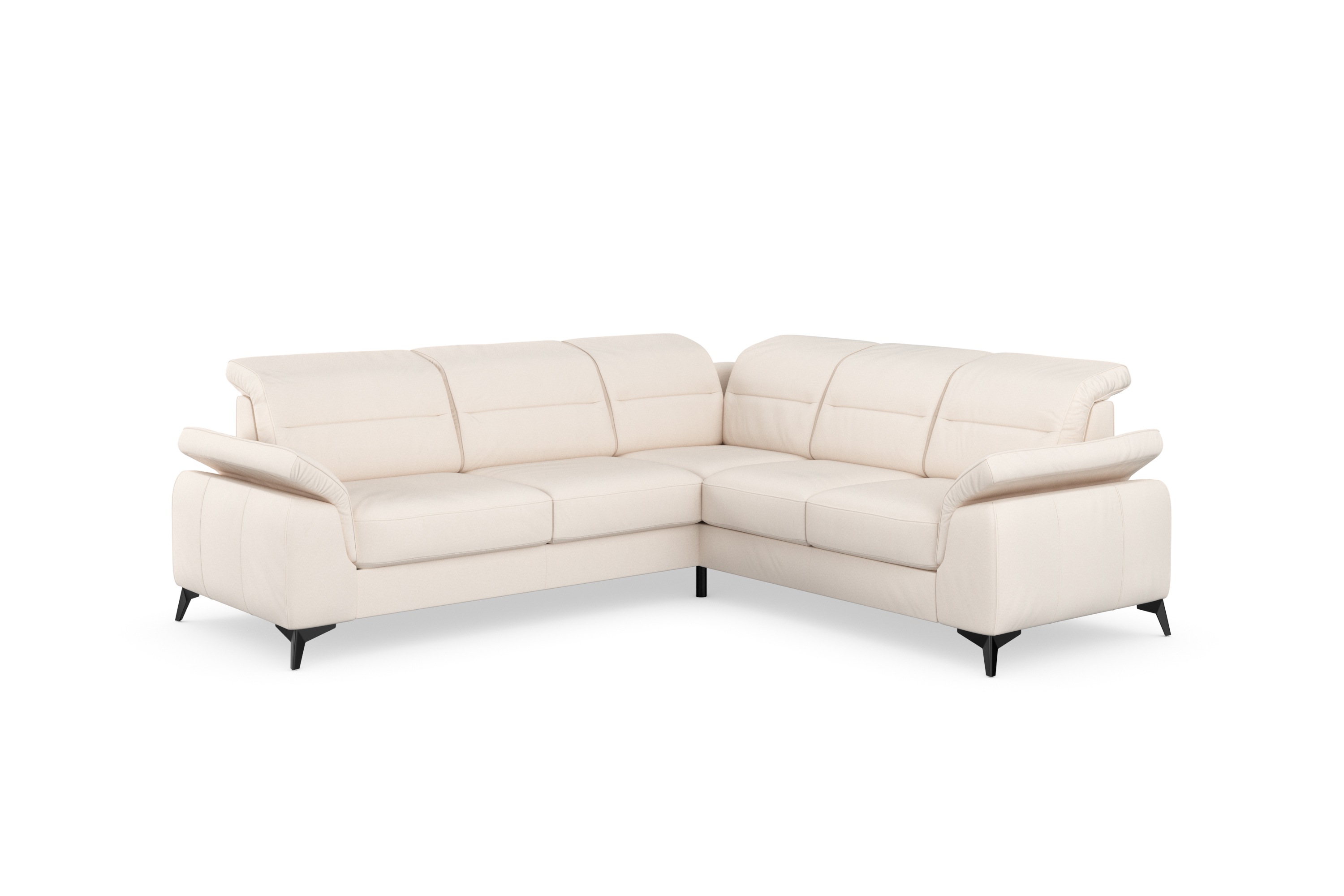 Thumbnail - sit&more Ecksofa "Sinatra L-Form", optinal mit Kopfteilverstellung und Armteilfunktion, Metallfüße