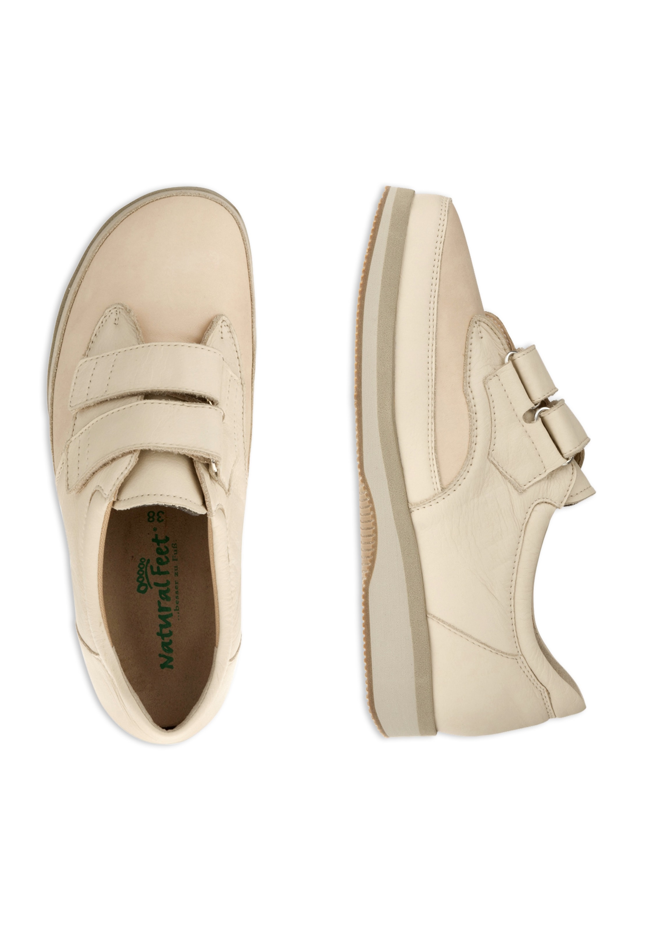 Natural Feet Klettschuh »Göteborg XL«, mit speziellem Diatec-Innenfutter
