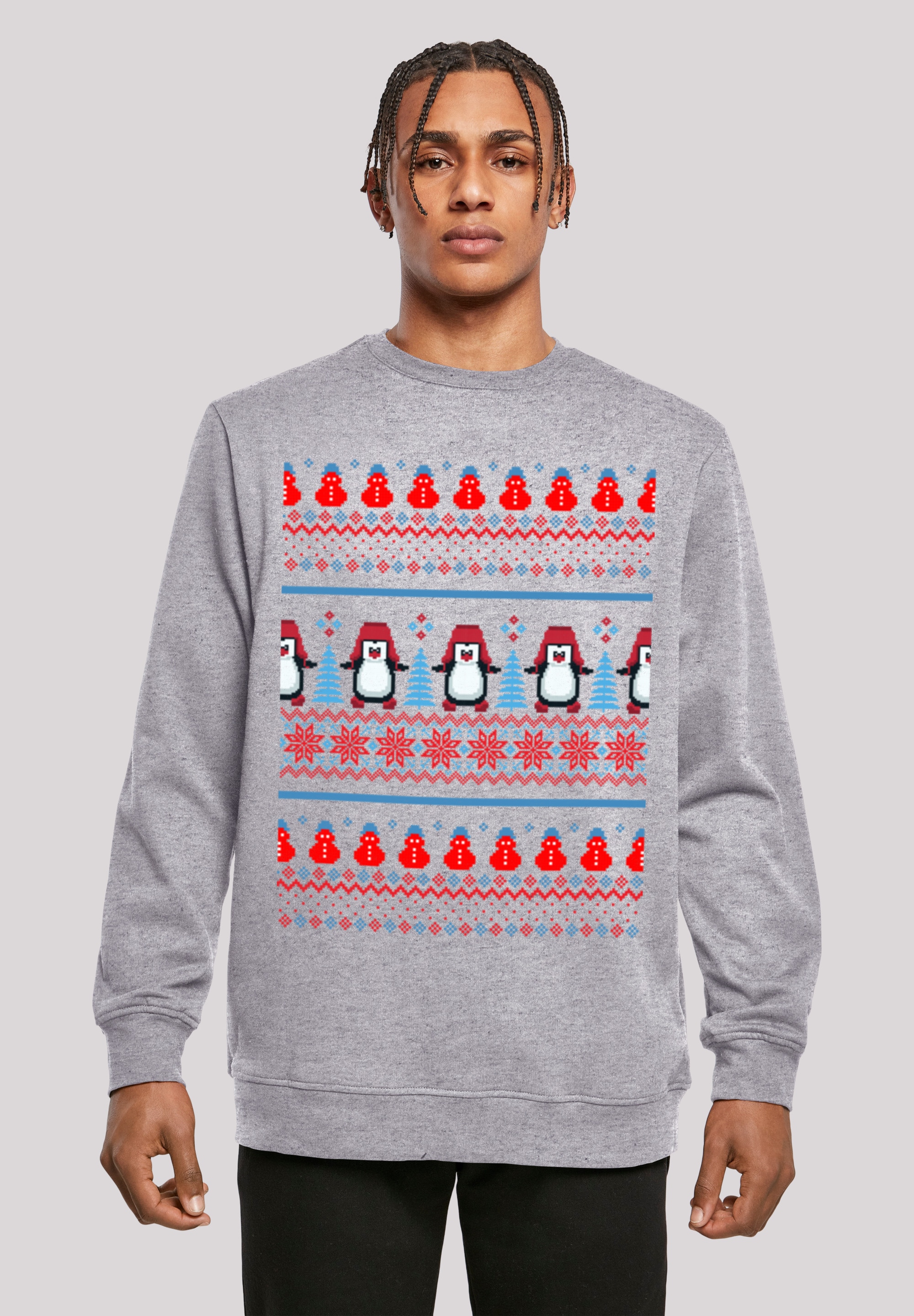 F4NT4STIC Kapuzenpullover "Christmas Pinguin Muster", Print günstig online kaufen