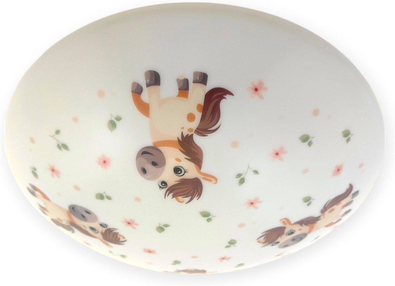 niermann Deckenleuchte »Kinderlampe mit Motiv "Pony Paula", Kinderzimmer« E27 1 Stk. bruchsichere Deckenschale