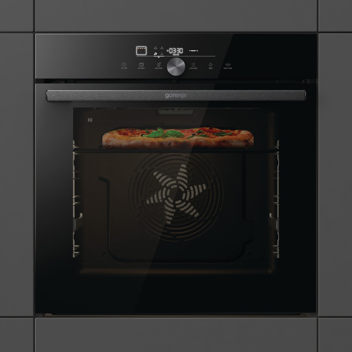 GORENJE Pyrolyse Backofen "GO66E PIZZA350C" mit Vollauszug mit Pyrolyse-Sel günstig online kaufen