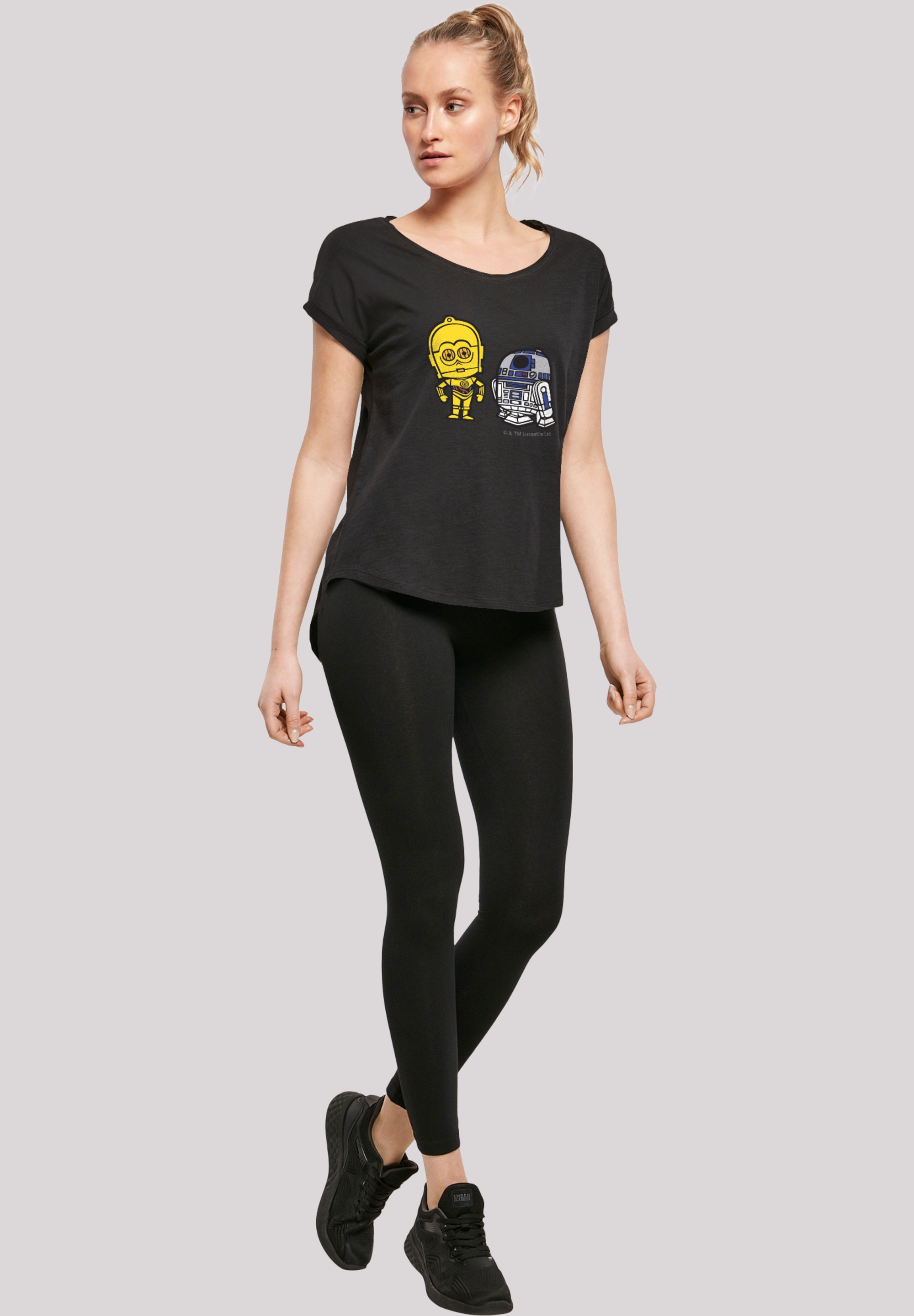 F4NT4STIC T-Shirt »Star Wars Resistance Droids Chest Print«, Print