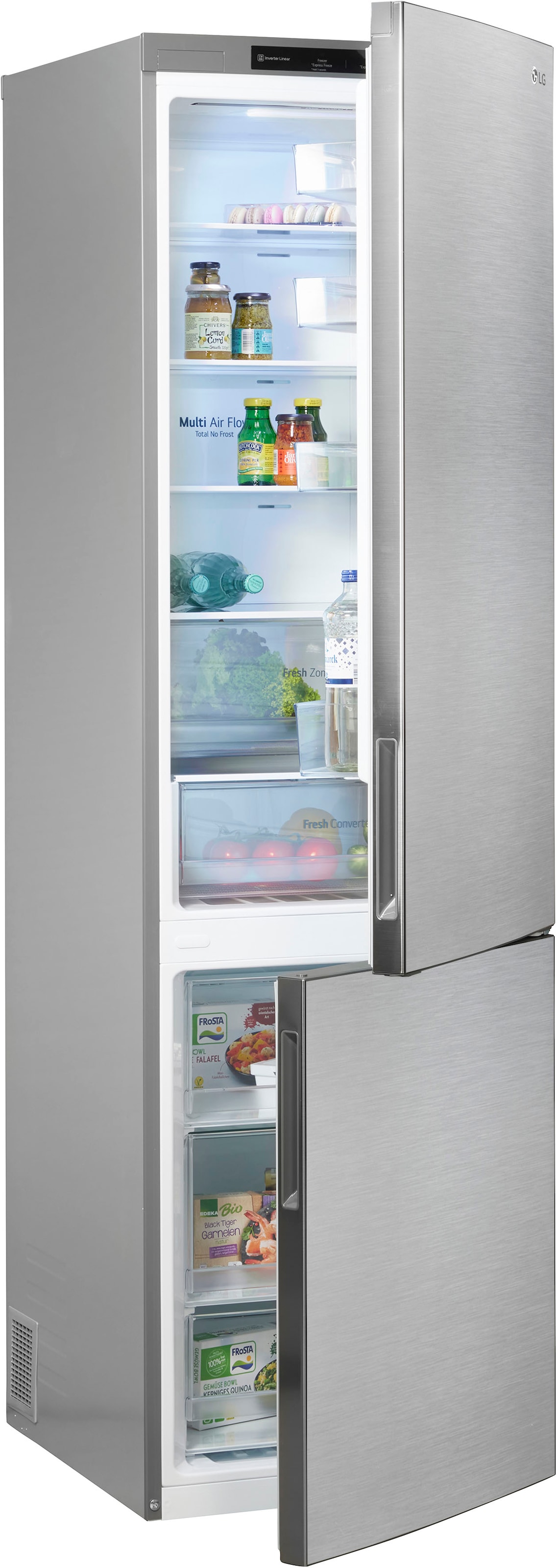 LG Kühl-/Gefrierkombination Serie 6 "GBP62PZNAC" 203 cm hoch 59,5 cm breit günstig online kaufen