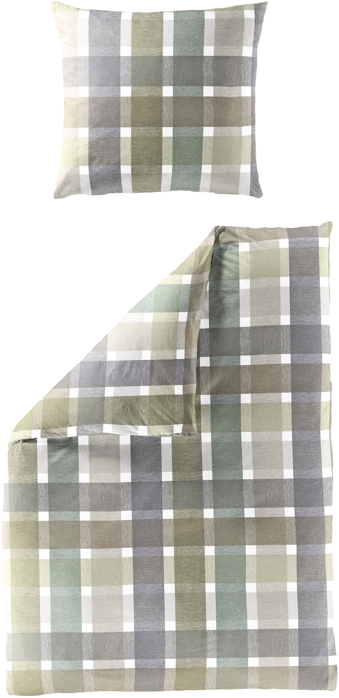 BIERBAUM Bettwäsche "Bettwäsche 4080" 2 Stk. Mako-Satin, 100 % Baumwolle, p günstig online kaufen