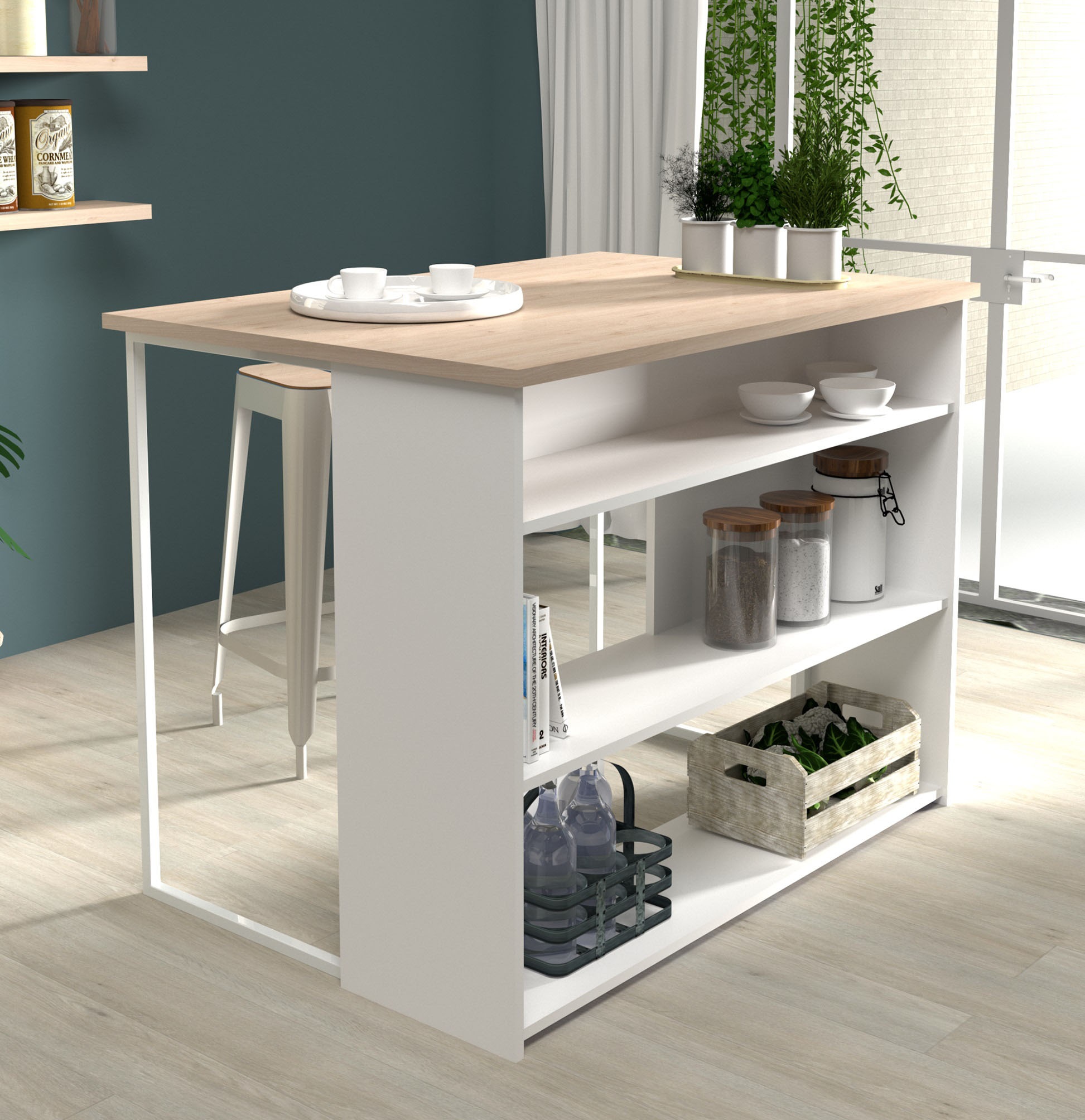 Parisot Schrank-Set "Socool 1, Theke und Küchenbuffet, Made in Europe, viel günstig online kaufen