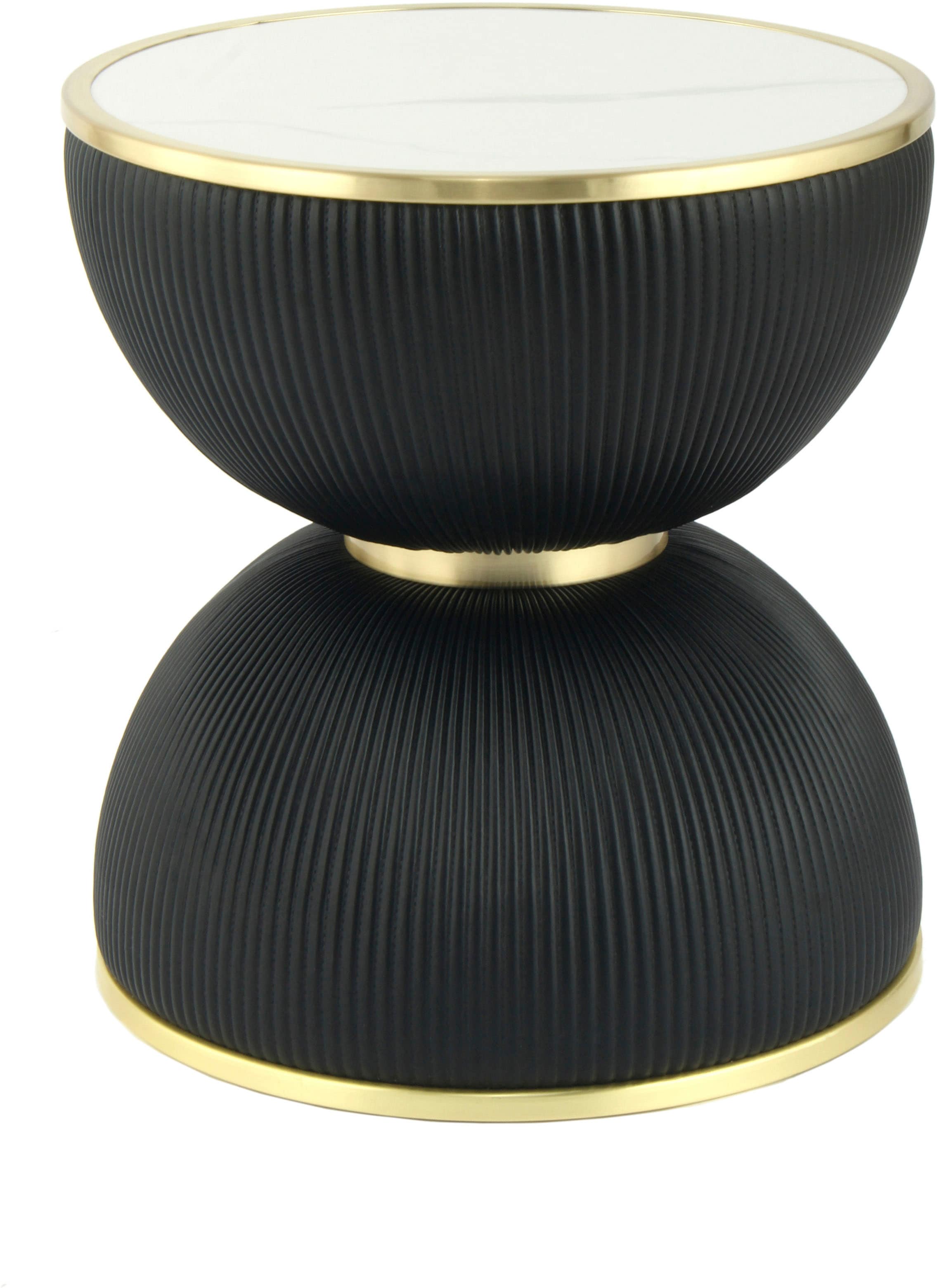 Kayoom "Jokai 225, Eisengestell, PU Stoffbezug, gesinterte Steinplatte" 1 S günstig online kaufen