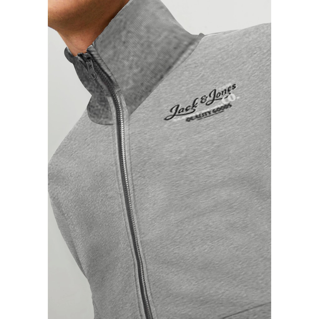 Jack & Jones Sweatjacke »JJ JJANDY SWEAT ZIP HIGH NECK«