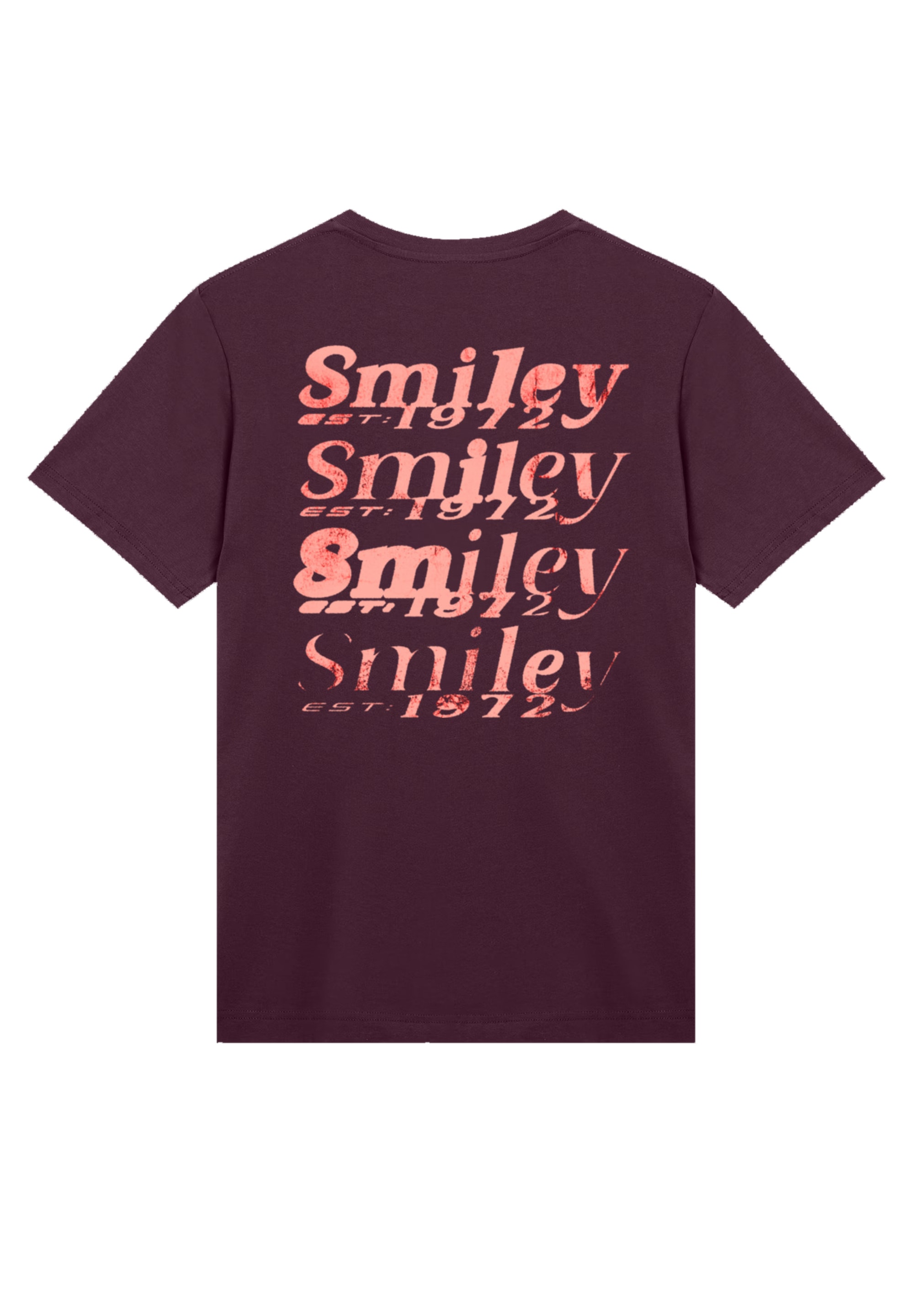 F4NT4STIC T-Shirt »Smiley Originals Rave Streetwear Orange«, Premium Qualität