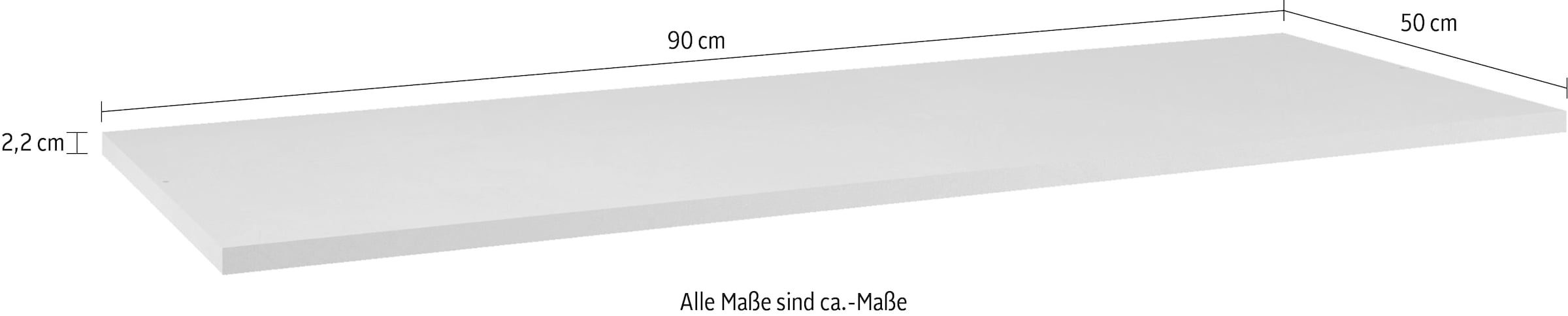 Home affaire Einlegeboden »Jupiter - Steingrau (1 St.), nur mit Inneneinteilung montierbar« Stabil, Breite 90 cm, passend für Schwebetürenschrank 275x240 cm