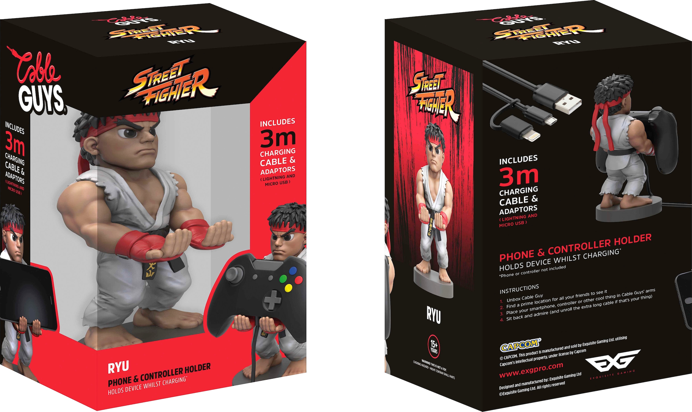 Spielfigur »Cable Guy- Street Fighter Ryu«