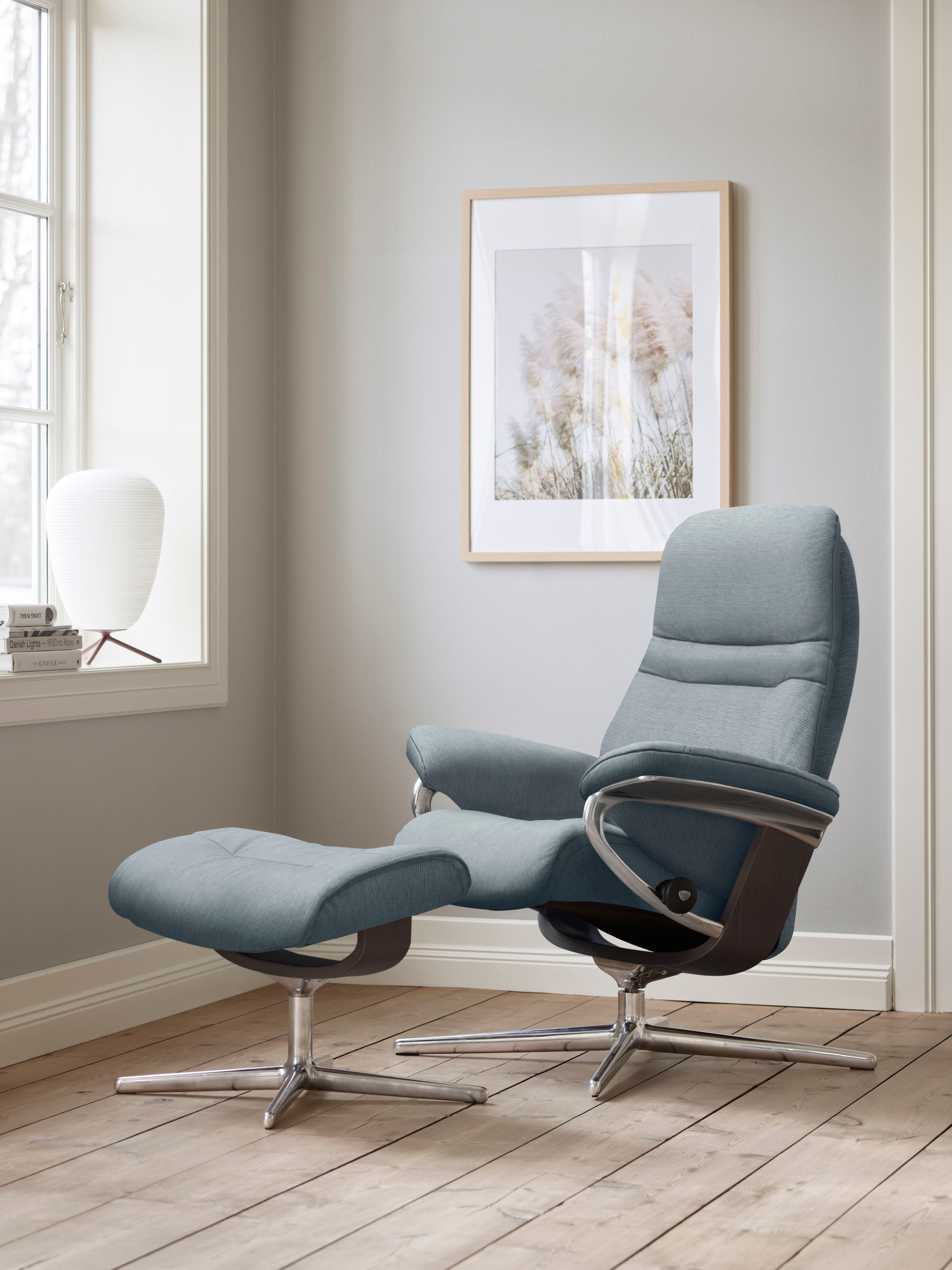 Stressless® Relaxsessel »Sunrise«, mit Cross Base, Größe S, M & L, Holzakzent Wenge