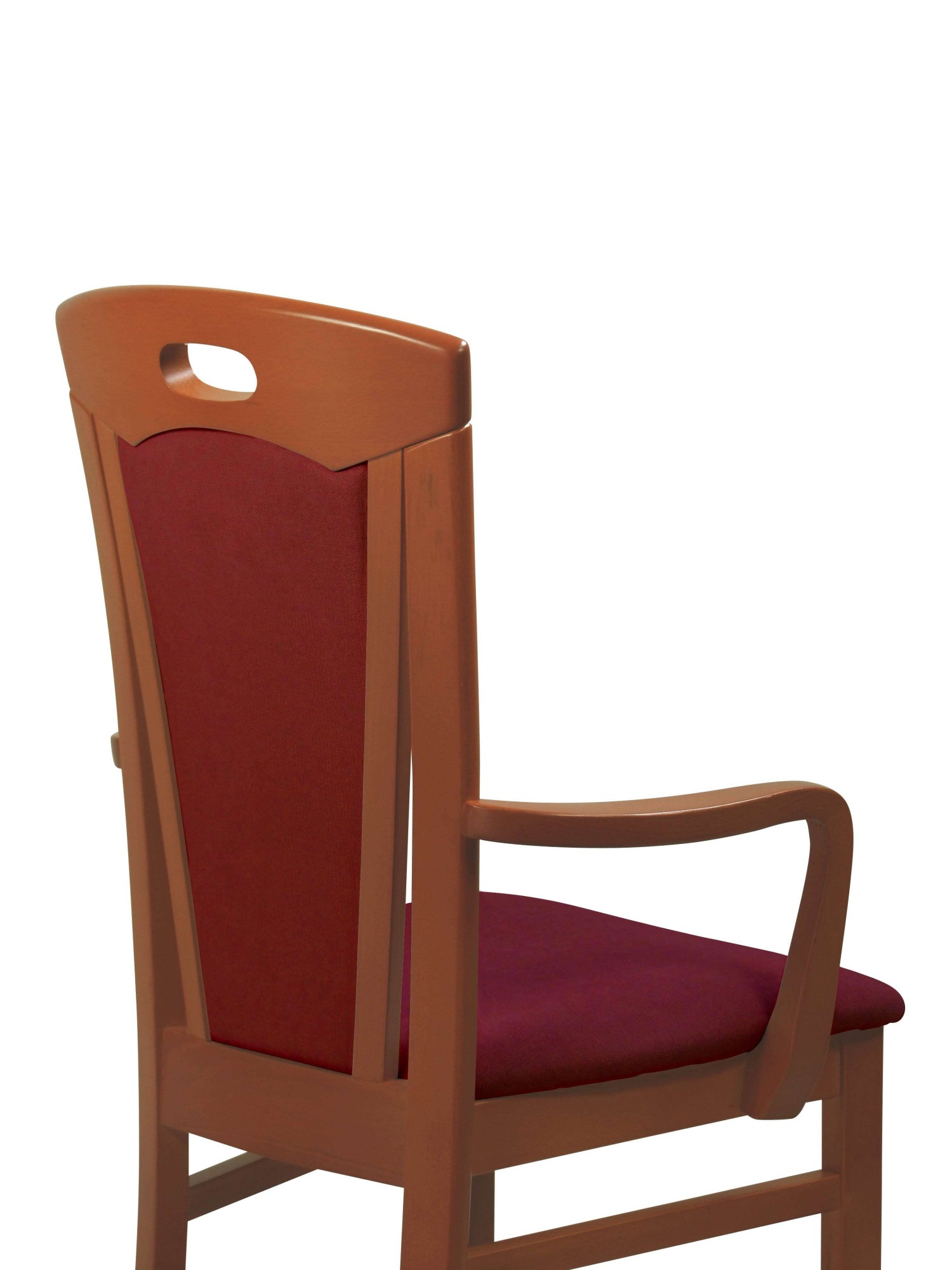 Home affaire Esszimmerstuhl »FERDI, Armlehnstuhl, Made in Italy, Massivholz«, 1 St., Feinstruktur, Bezug Feinstruktur (wasser-und fleckabweisend) oder Struktur