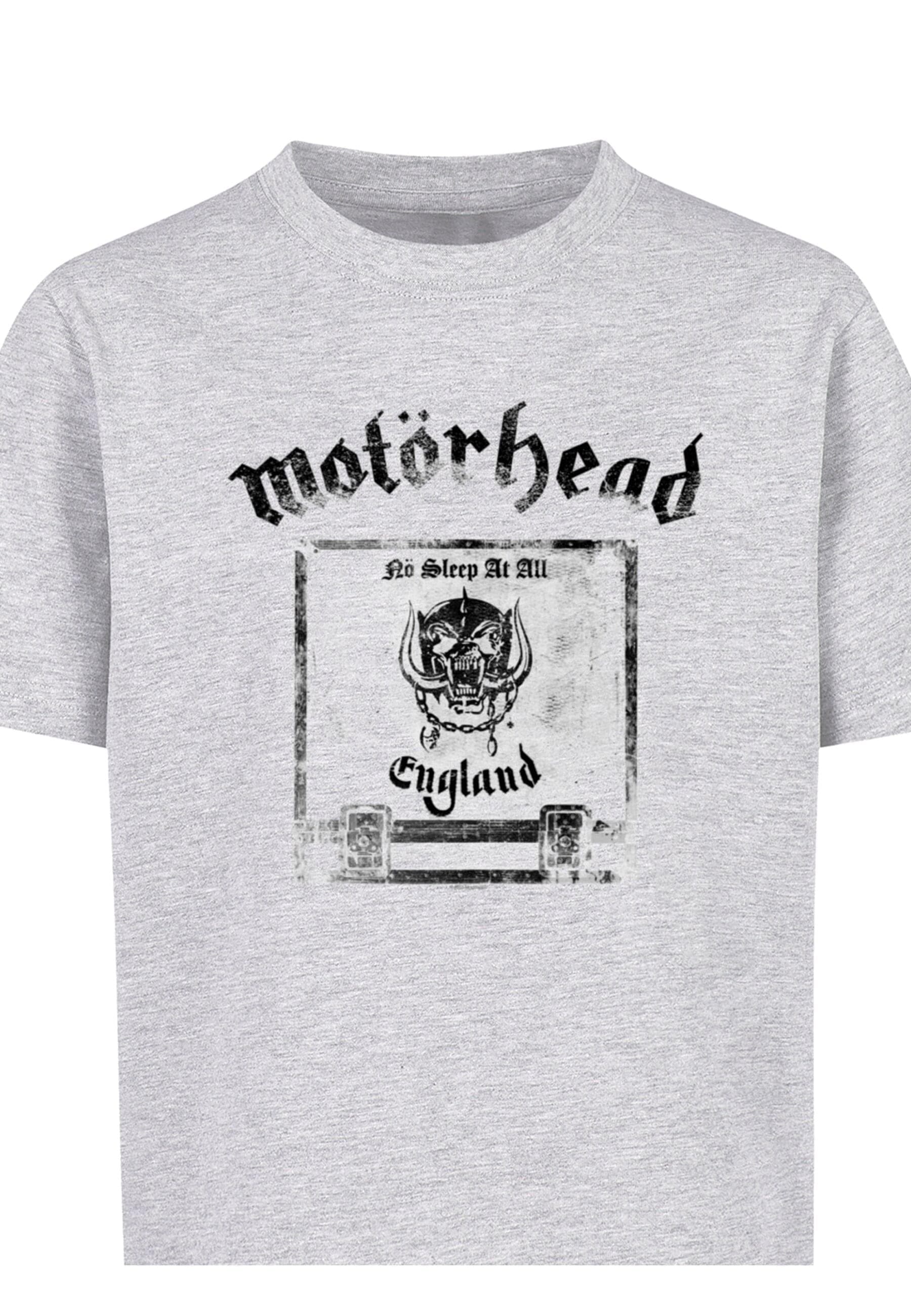 Merchcode T-Shirt »Merchcode Herren Kids Motorhead - No Sleep At All Basic T-Shirt«, (1 tlg.)
